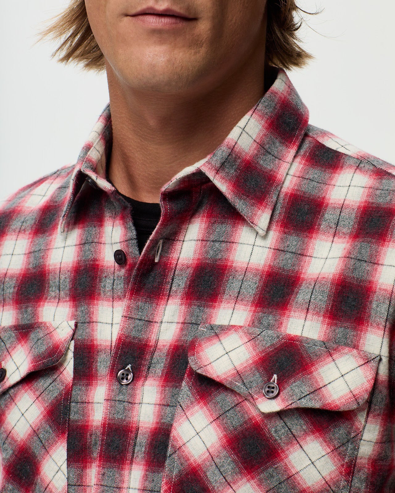 Chemise ARIZONA - Rouge/Noir