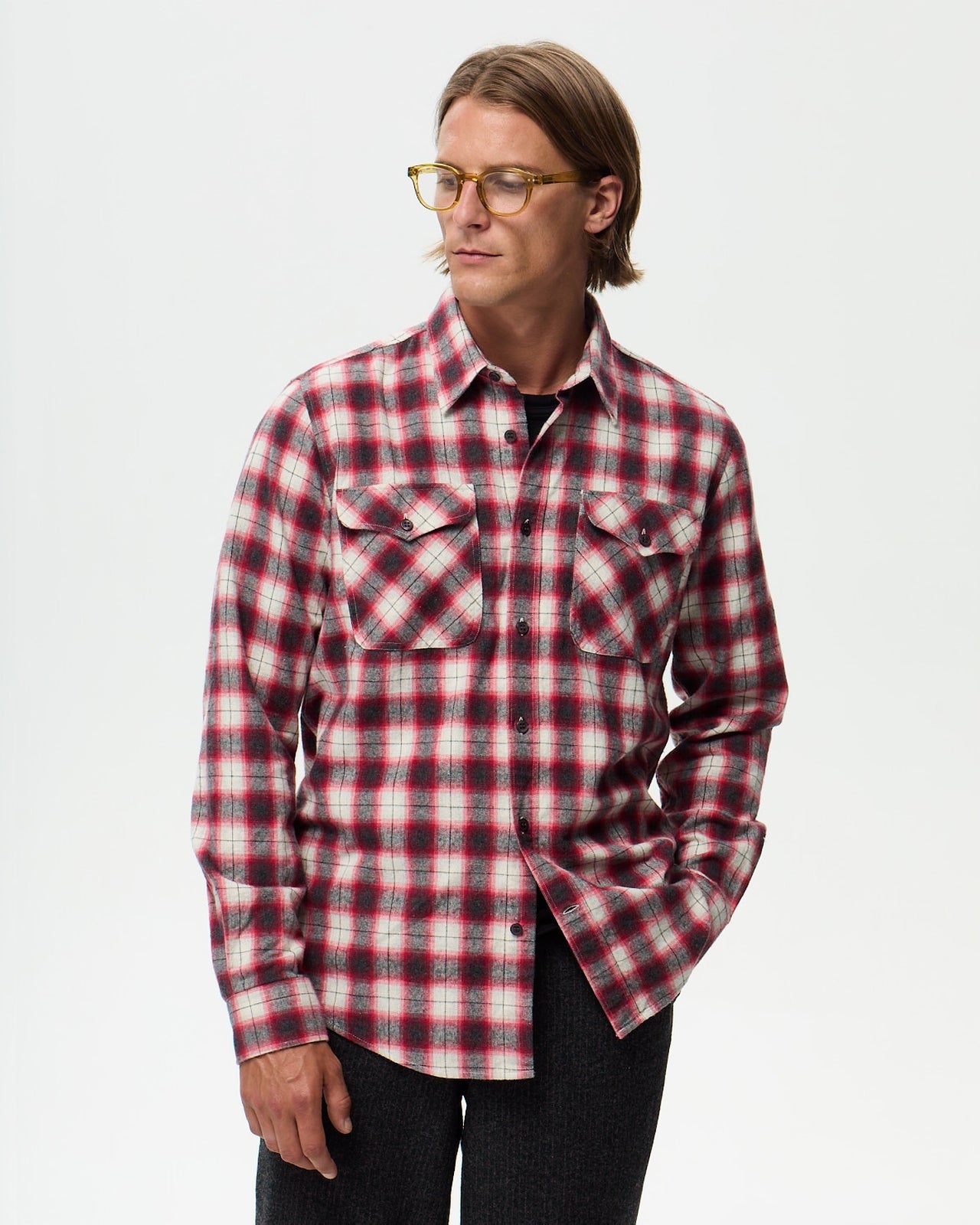 Chemise ARIZONA - Rouge/Noir