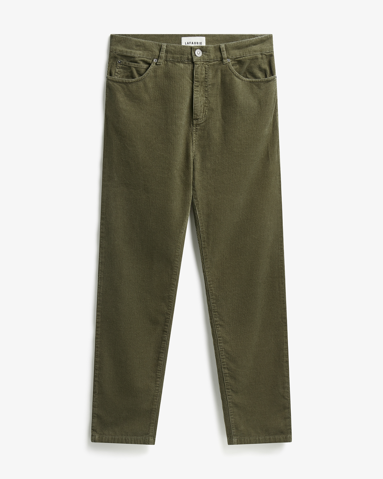 Pantalon DEAN Velours - Vert Mousse