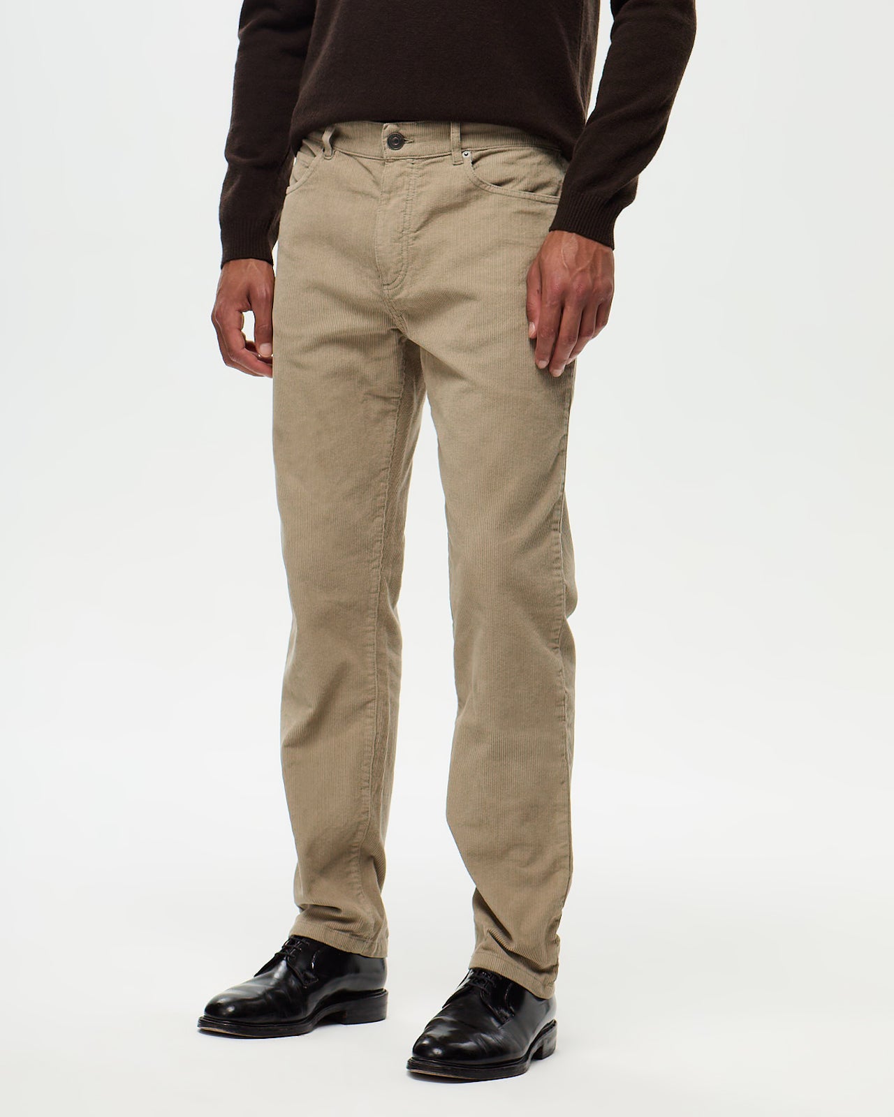 Pantalon DEAN Velours - Beige Pierre