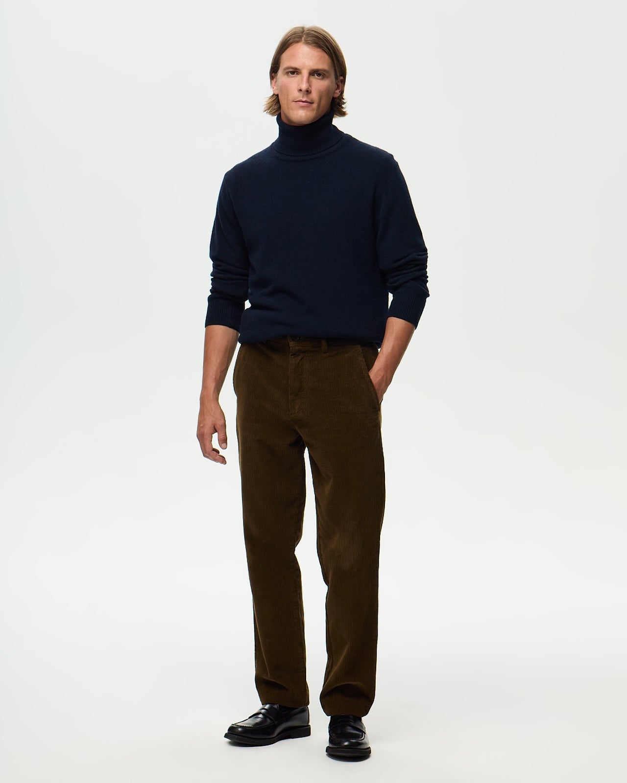 Chino EMERSON Velours - Marron Bronze