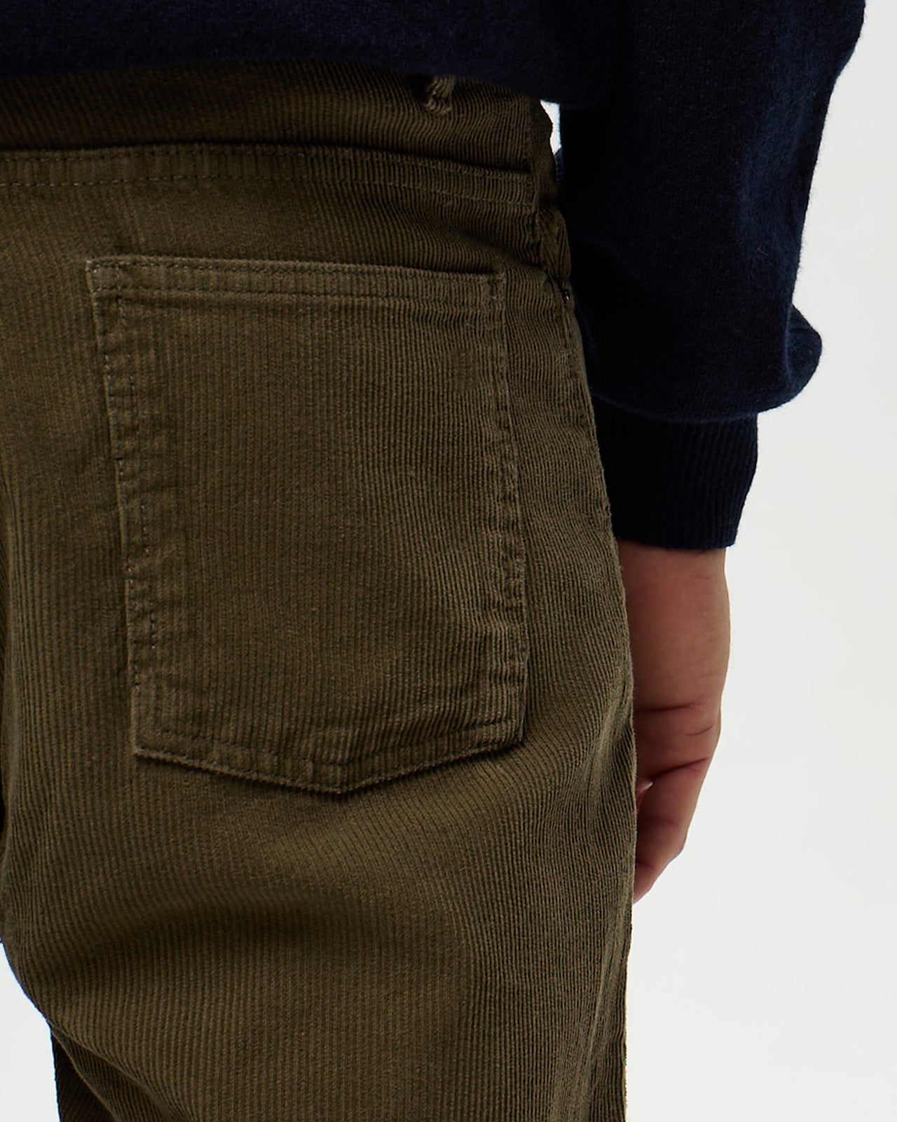 Pantalon DEAN Velours - Vert Mousse