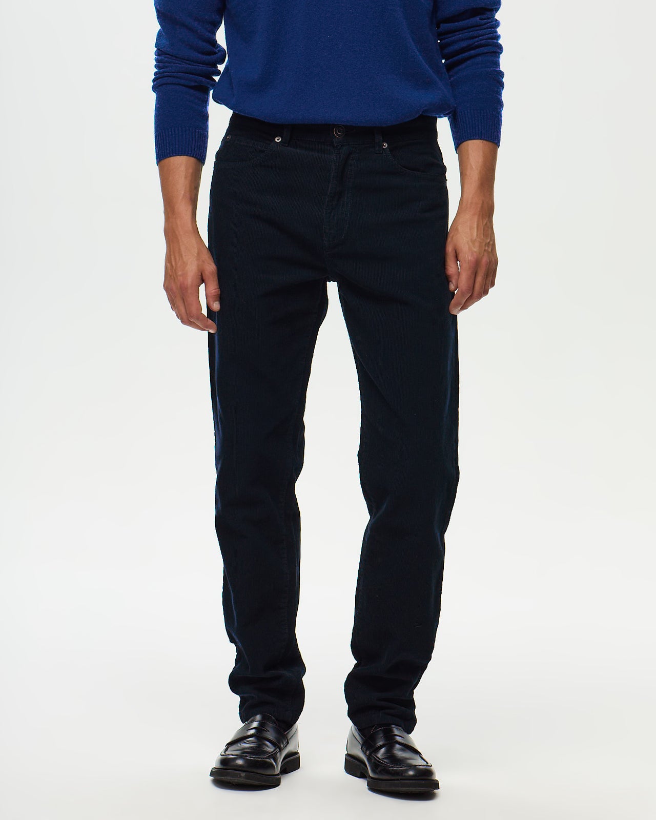 Pantalon DEAN Velours - Navy