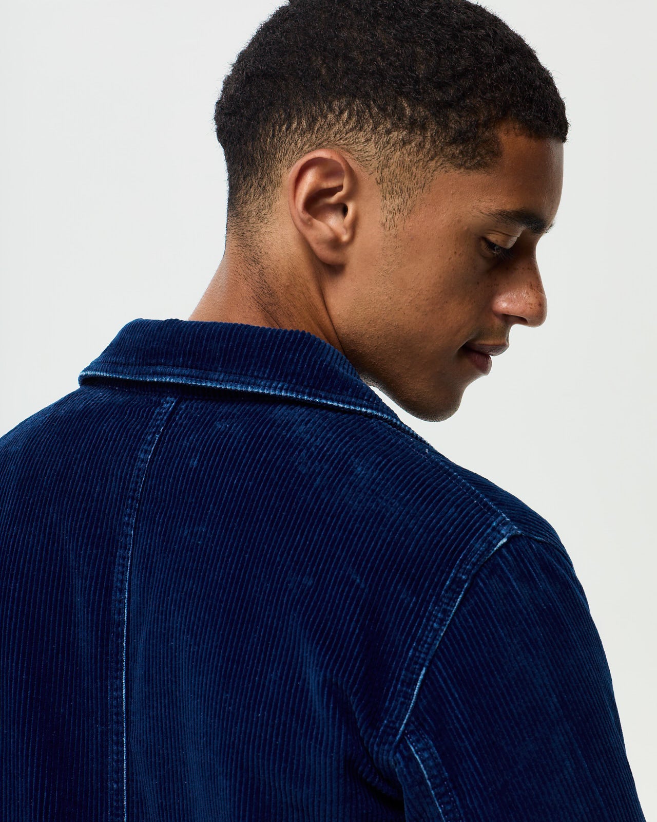 Veste Architecte GEHRY Velours Indigo - Indigo Moyen