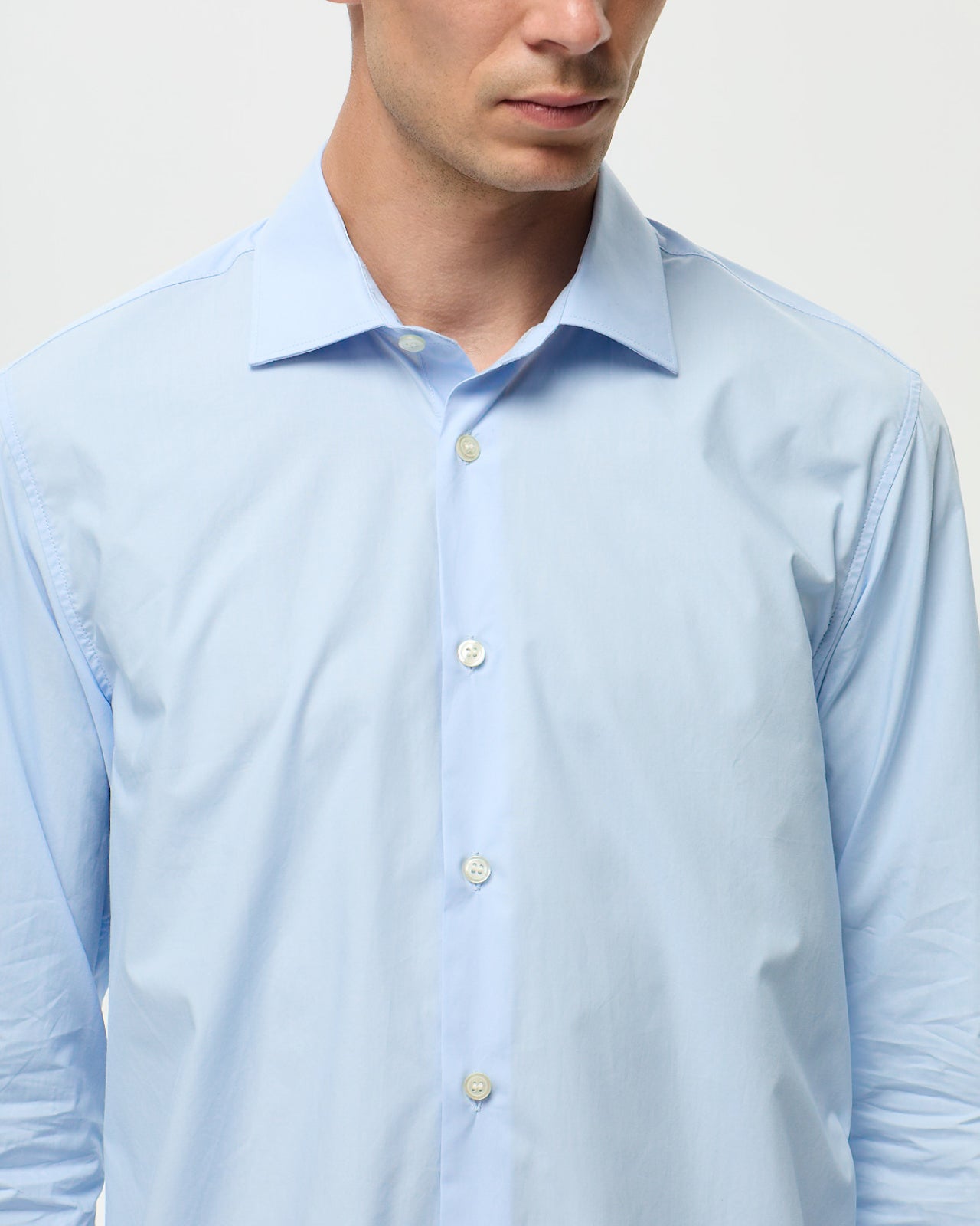 Chemise POPELINE - Bleu Aqua