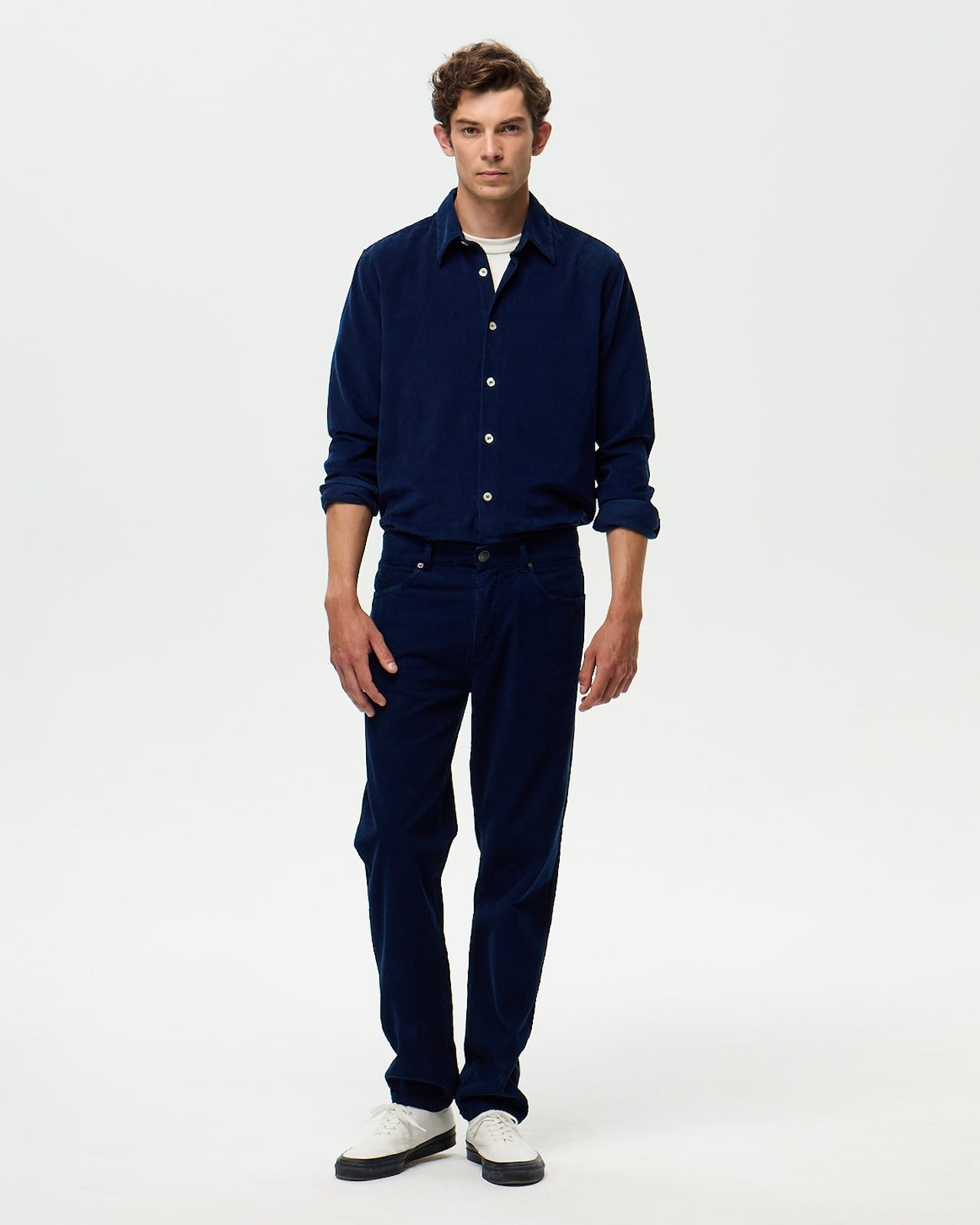 Pantalon DEAN Velours - Bleu Marin
