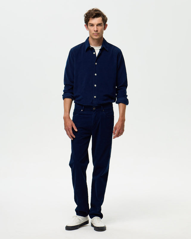 Pantalon DEAN Velours - Bleu Marin