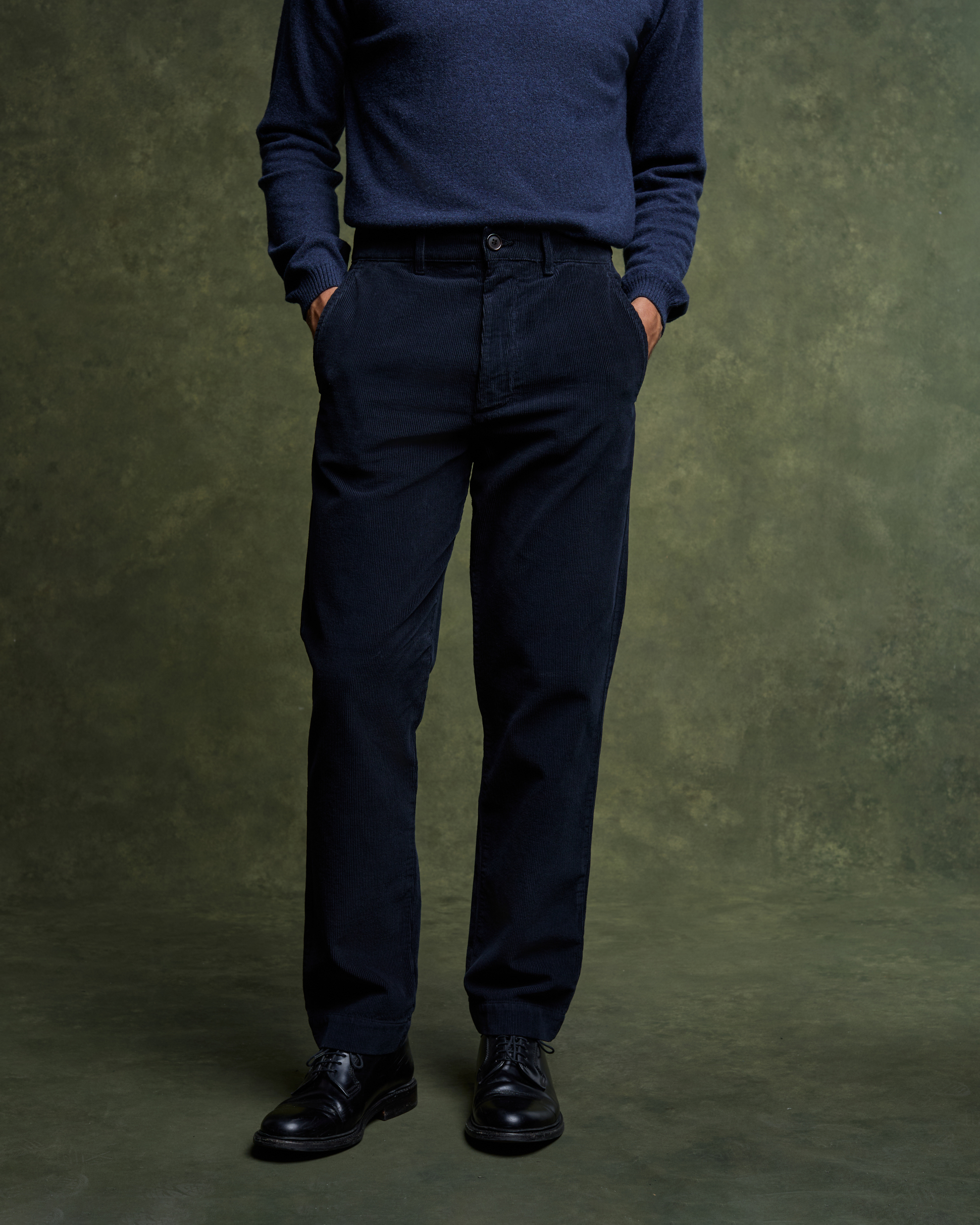 Chino EMERSON Velours - Navy