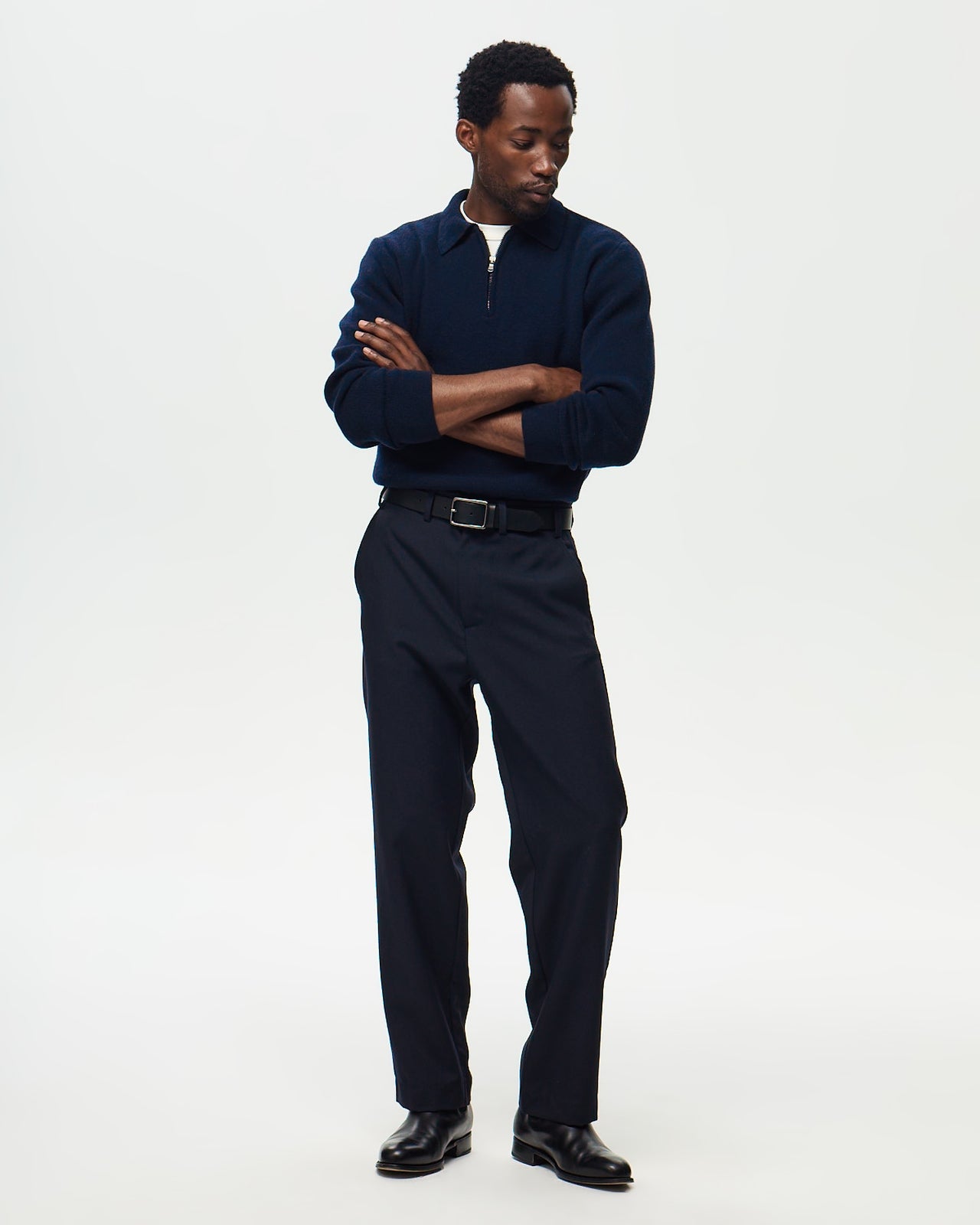 Pantalon ALPHONSE Toile - Navy