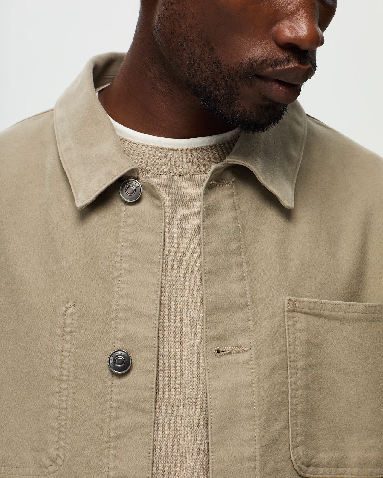 Veste de peintre CLAUDEL - Beige Cendre