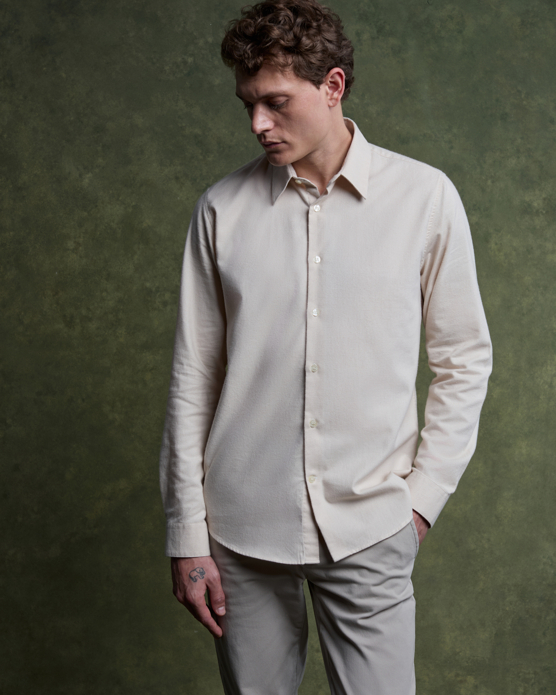 Chemise GASTON - Beige Naturel