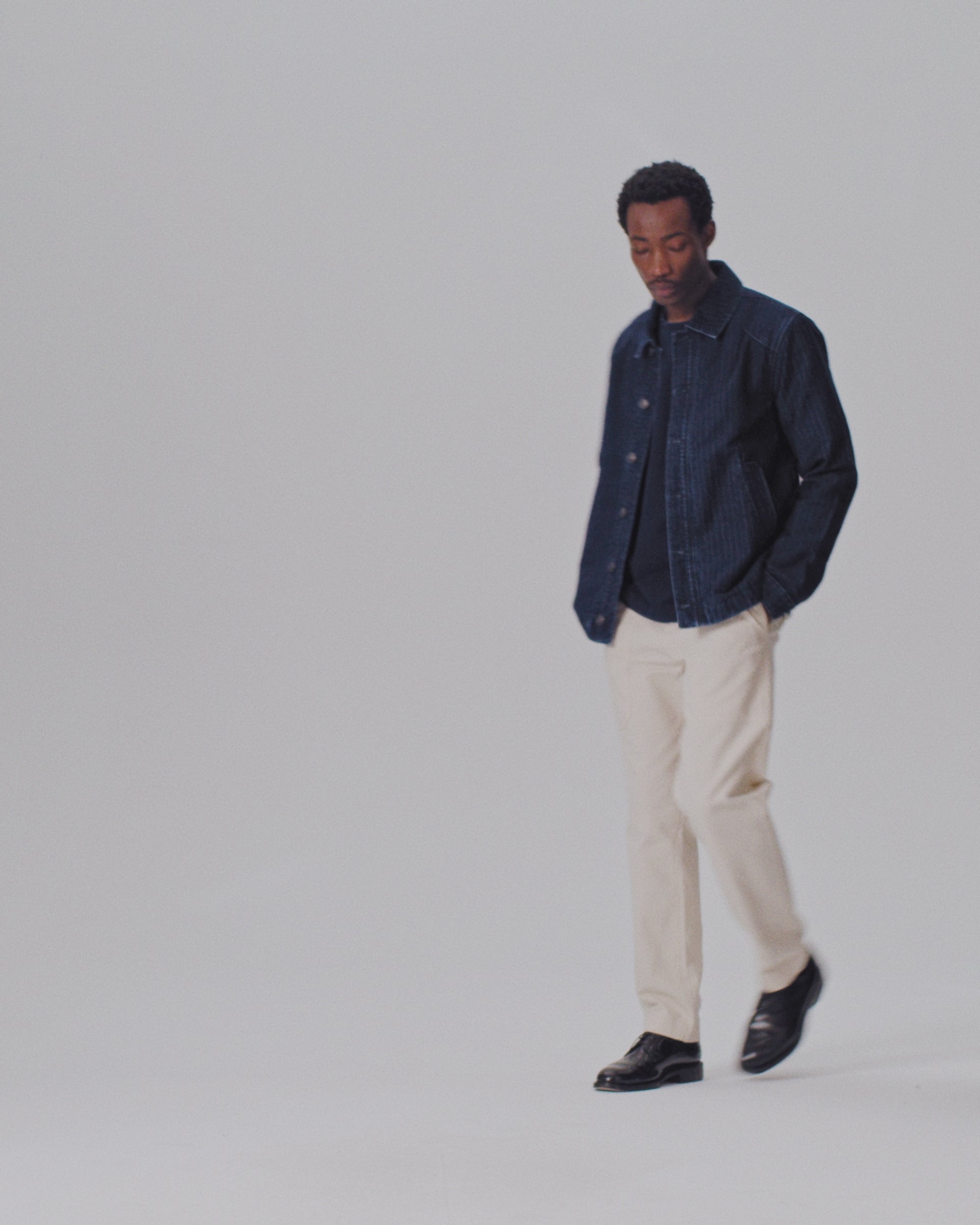NELSON Indigo stripe - Indigo stone