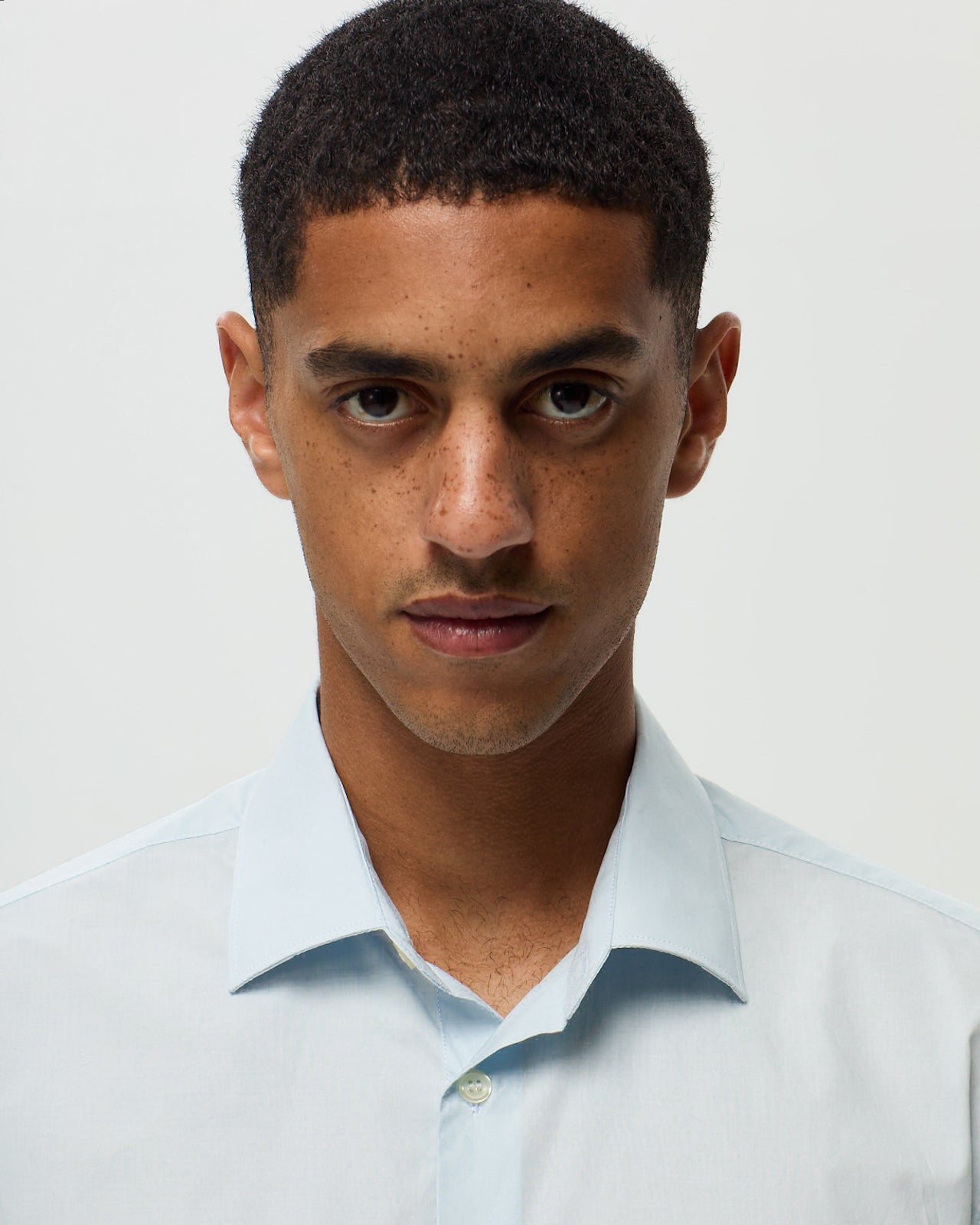 Chemise POPELINE - Bleu Azur