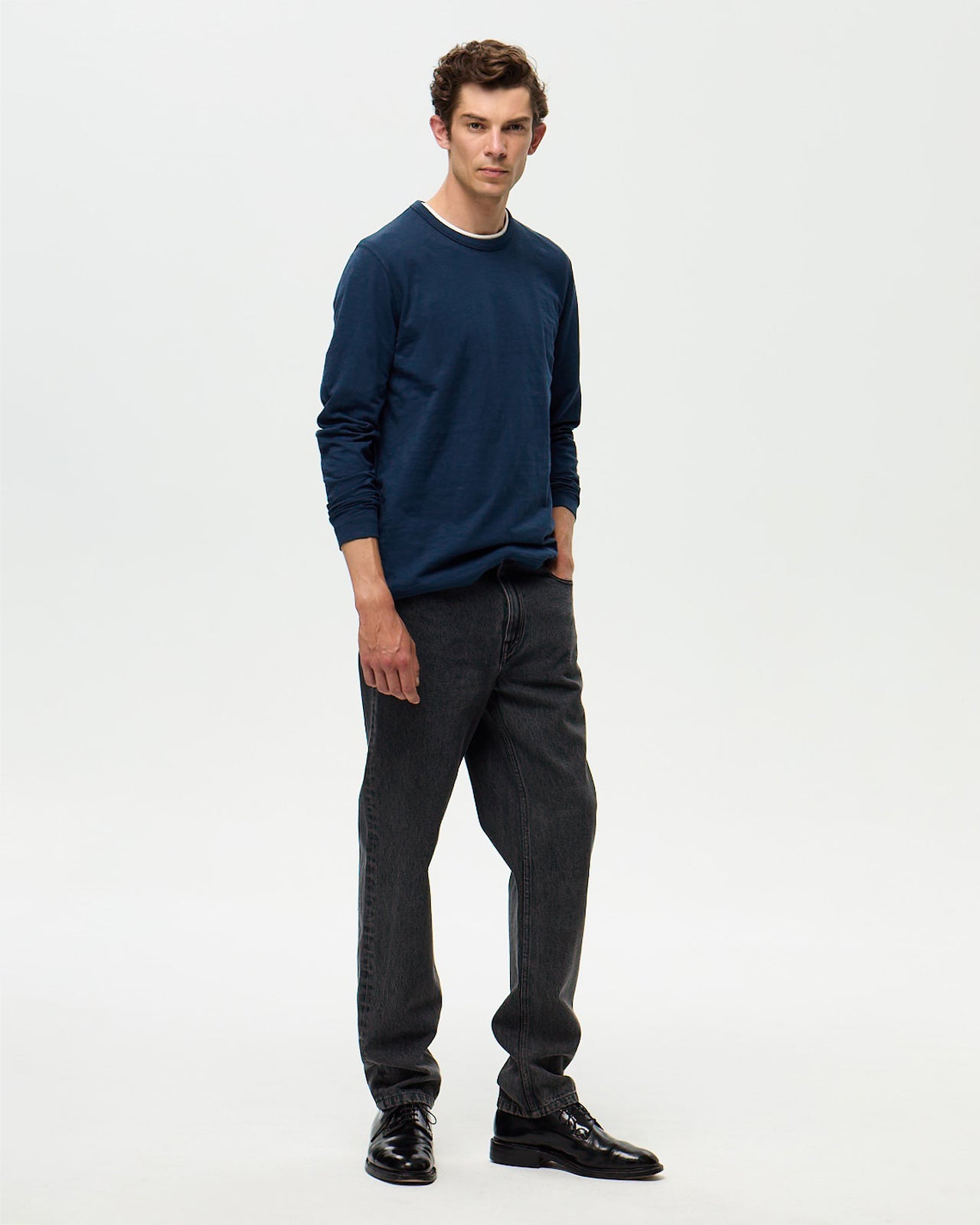 T-shirt GARRET Flamme - Bleu Indigo