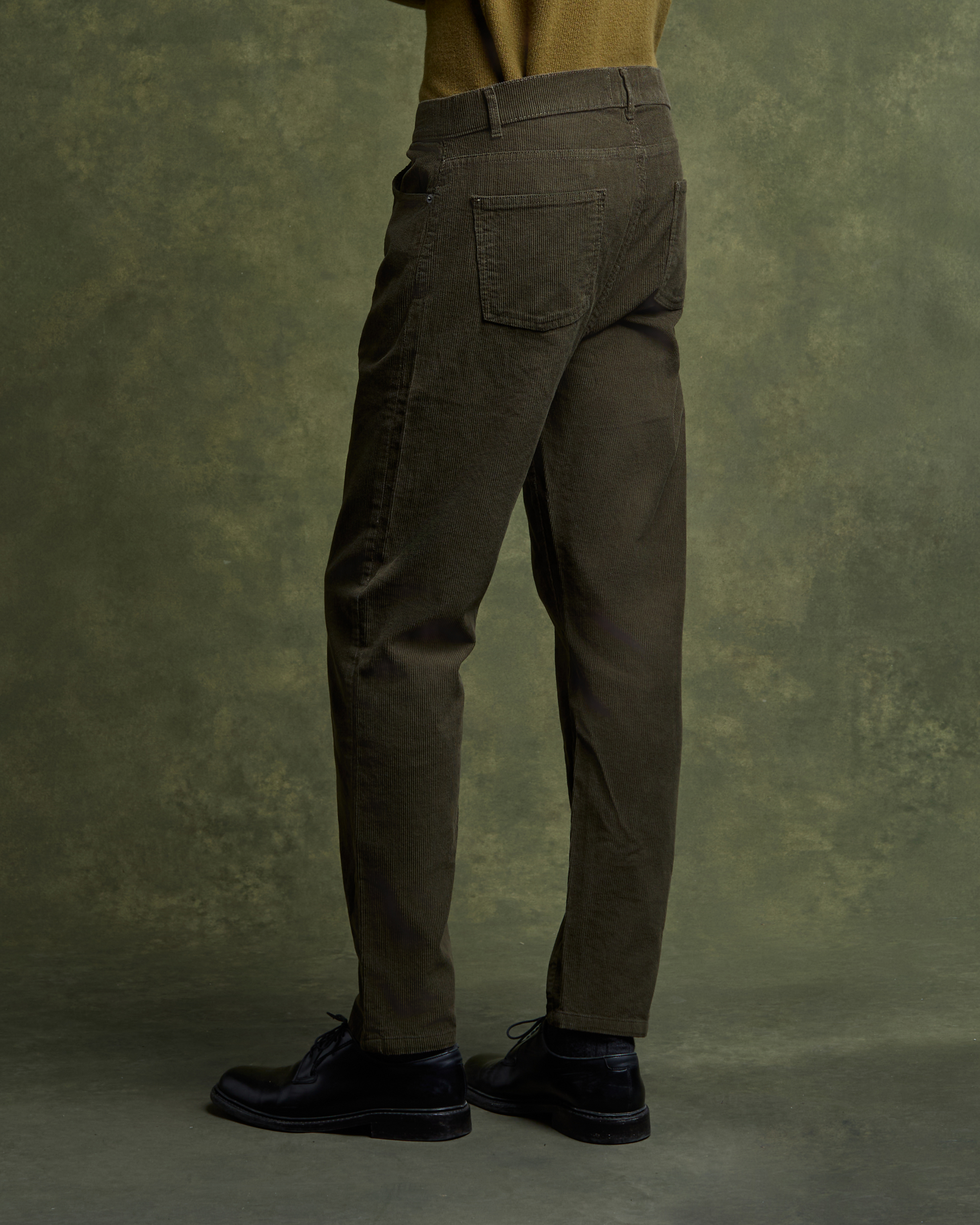 Pantalon DEAN Velours - Vert Chasse