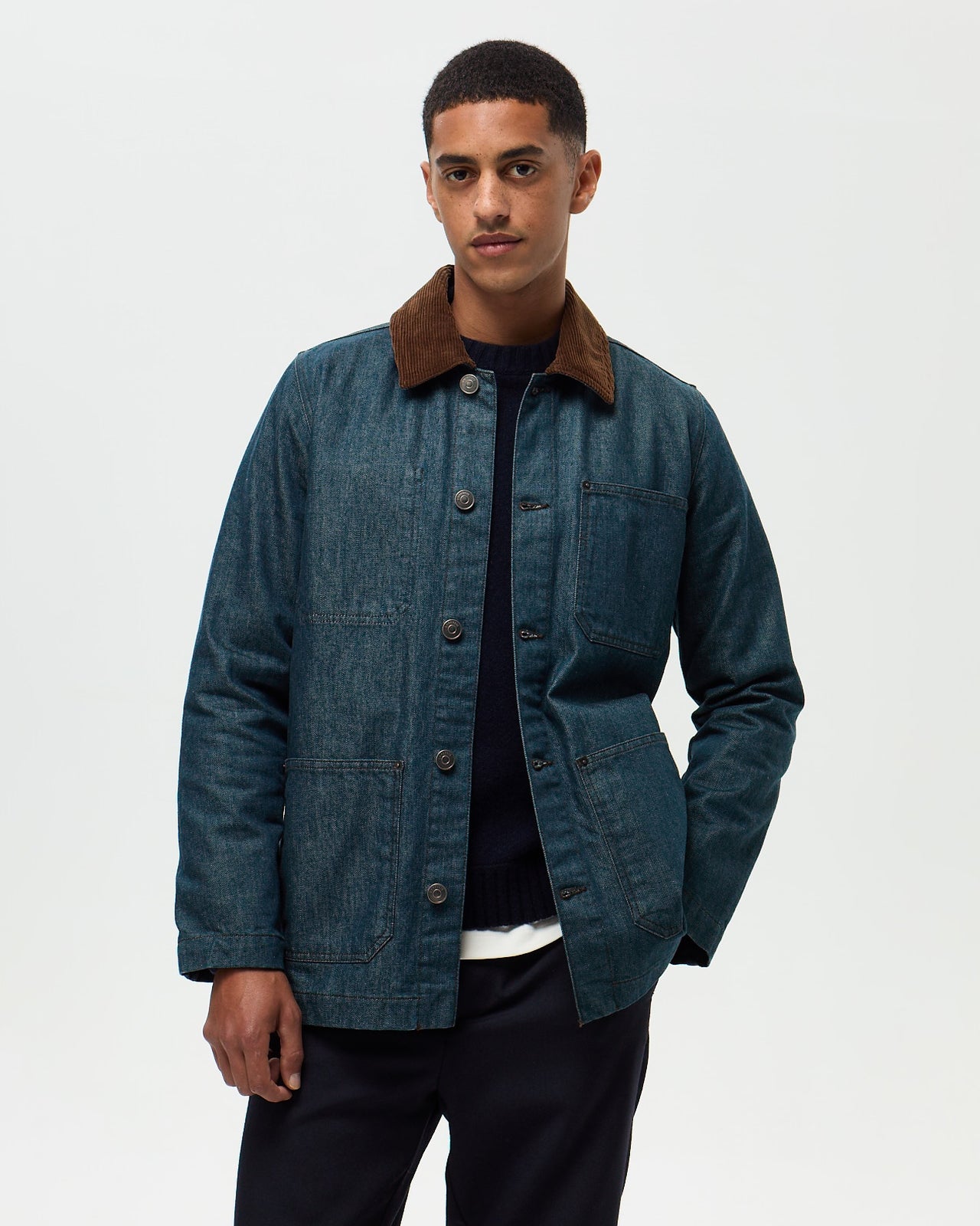 Veste de peintre FOUJITA - Denim Green
