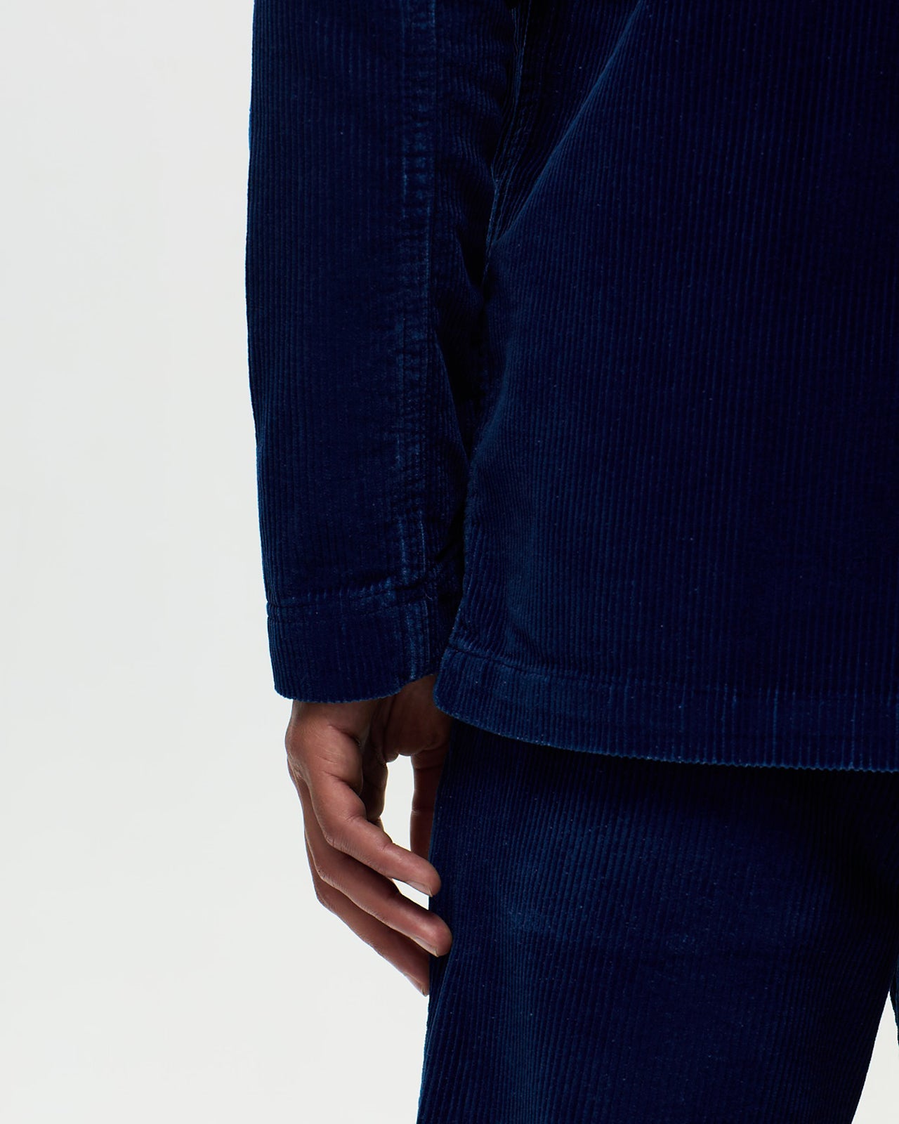 Veste Architecte GEHRY Velours Indigo - Indigo Moyen