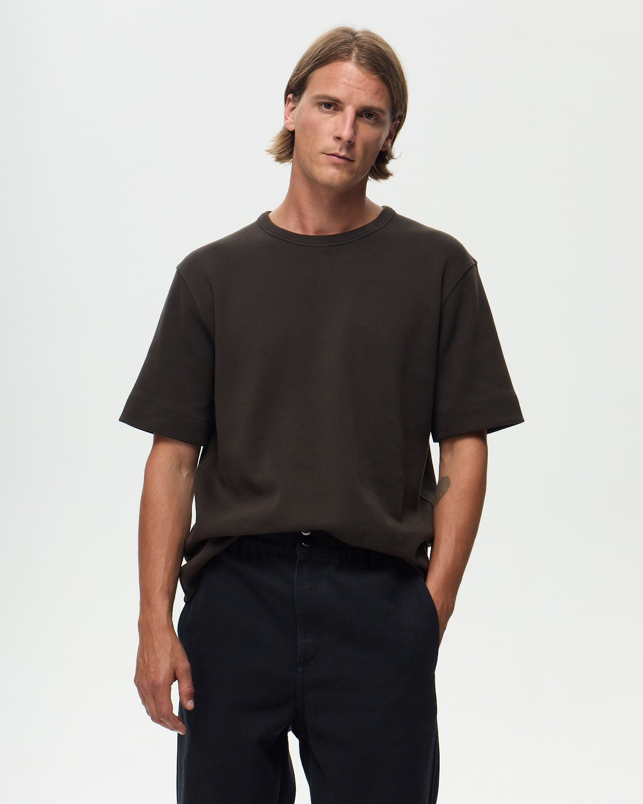 T-shirt HOLBOX Milano - Marron Truffe