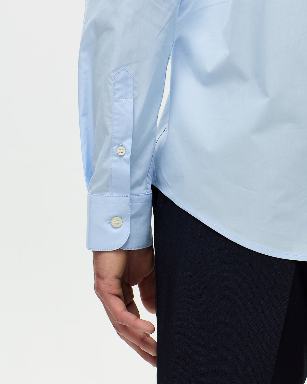 Chemise POPELINE - Bleu Aqua