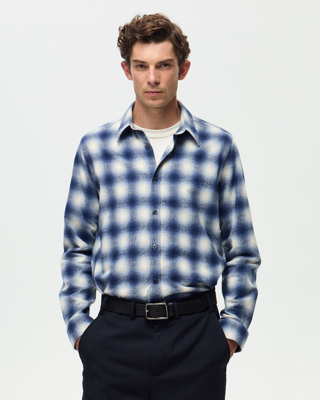 Chemise ASPEN - Encre/Ecru