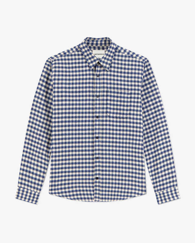 Chemise GORDES - Indigo/Ecru