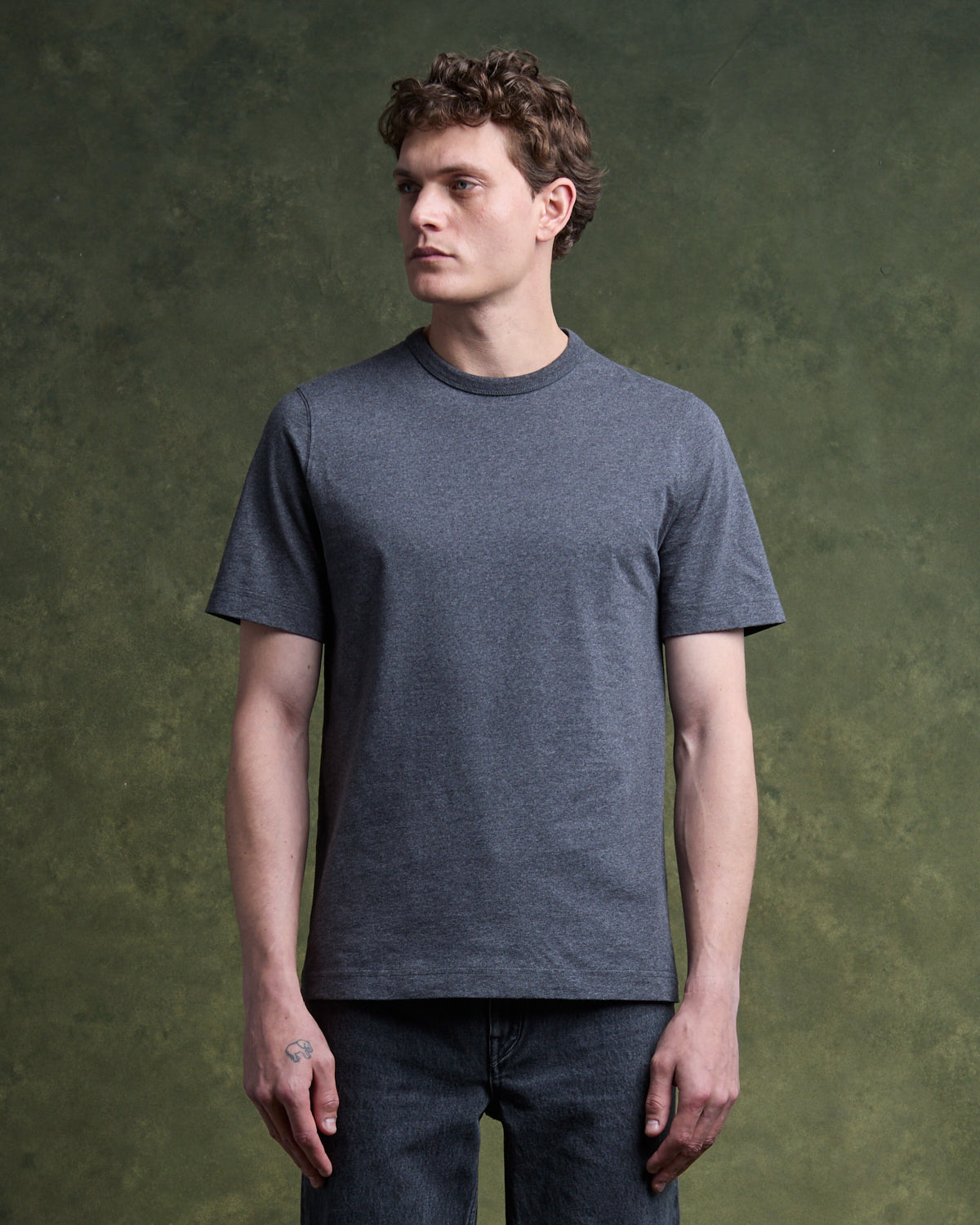 T-shirt BERNIE - Gris Anthracite