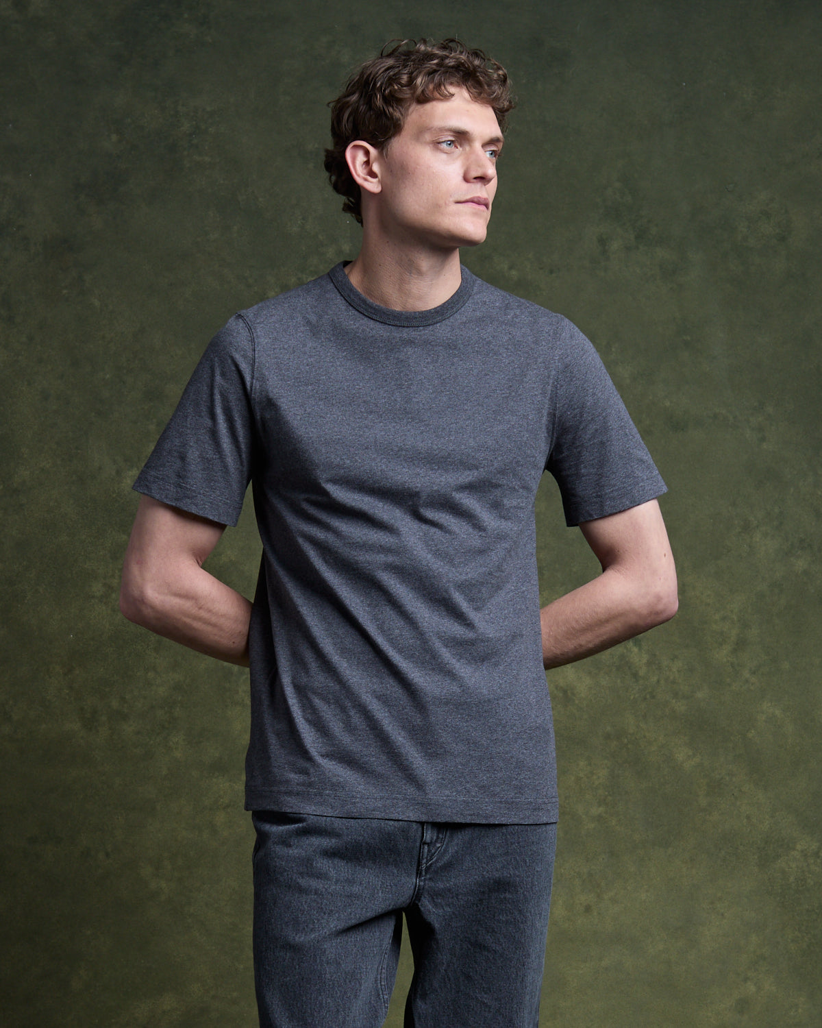 T-shirt BERNIE - Gris Anthracite