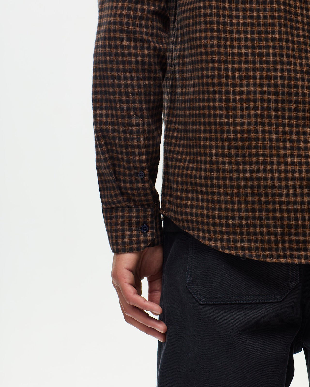 Chemise CHEYENNE - Noir/Chocolat
