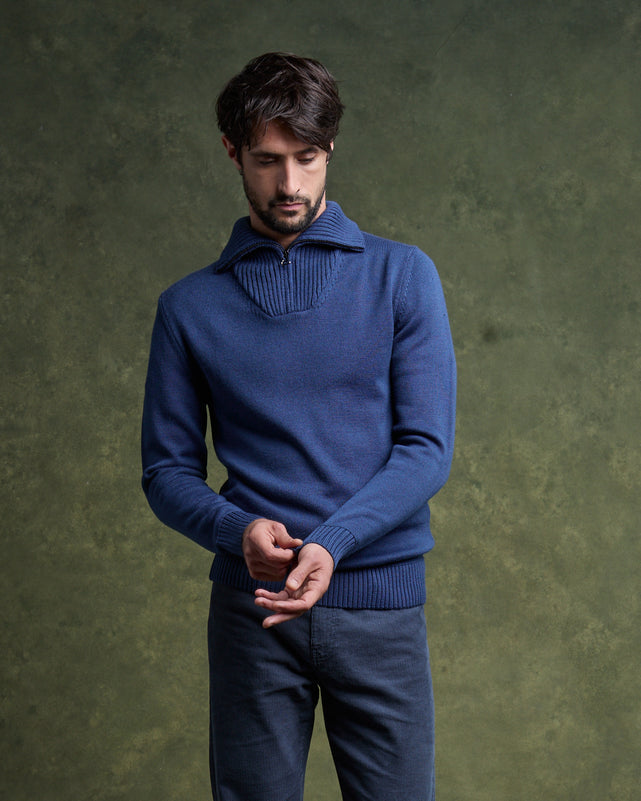 Pull CRISTIANO - Bleu Orage