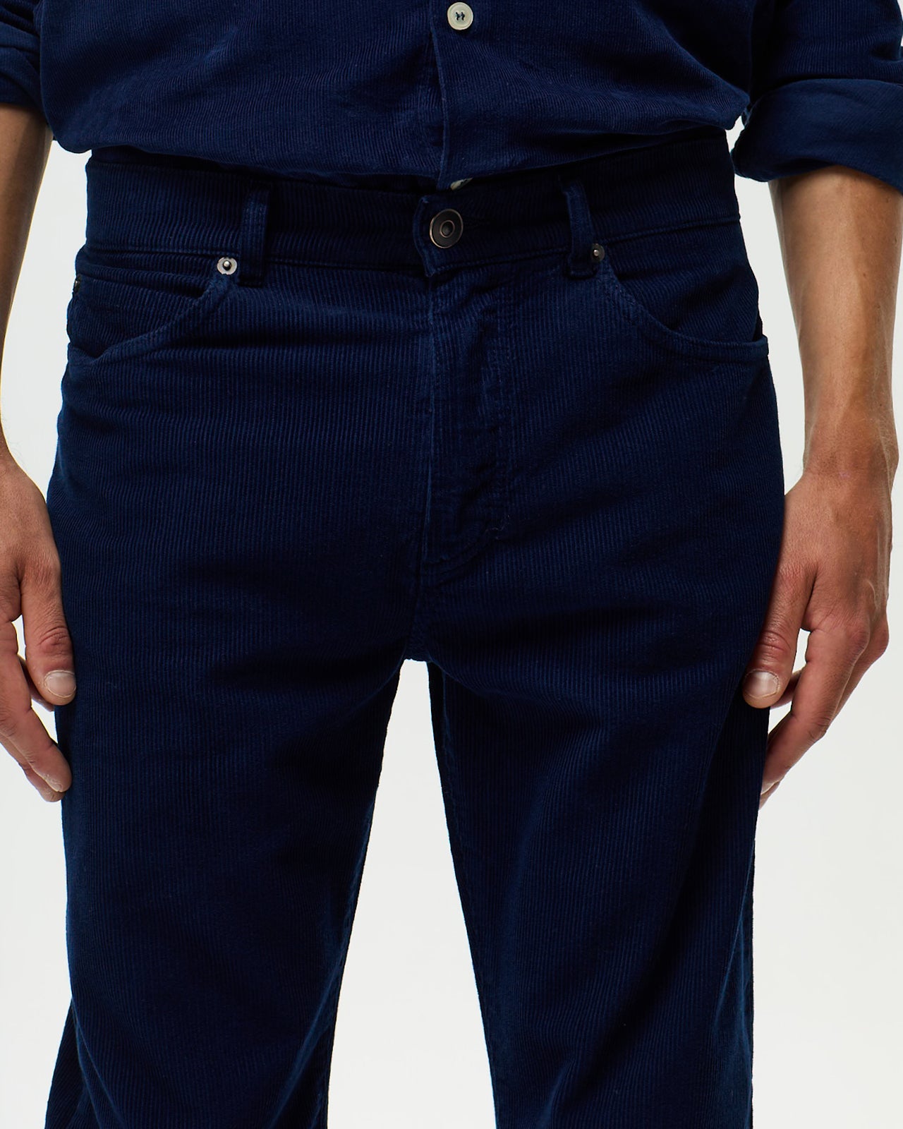 Pantalon DEAN Velours - Bleu Marin