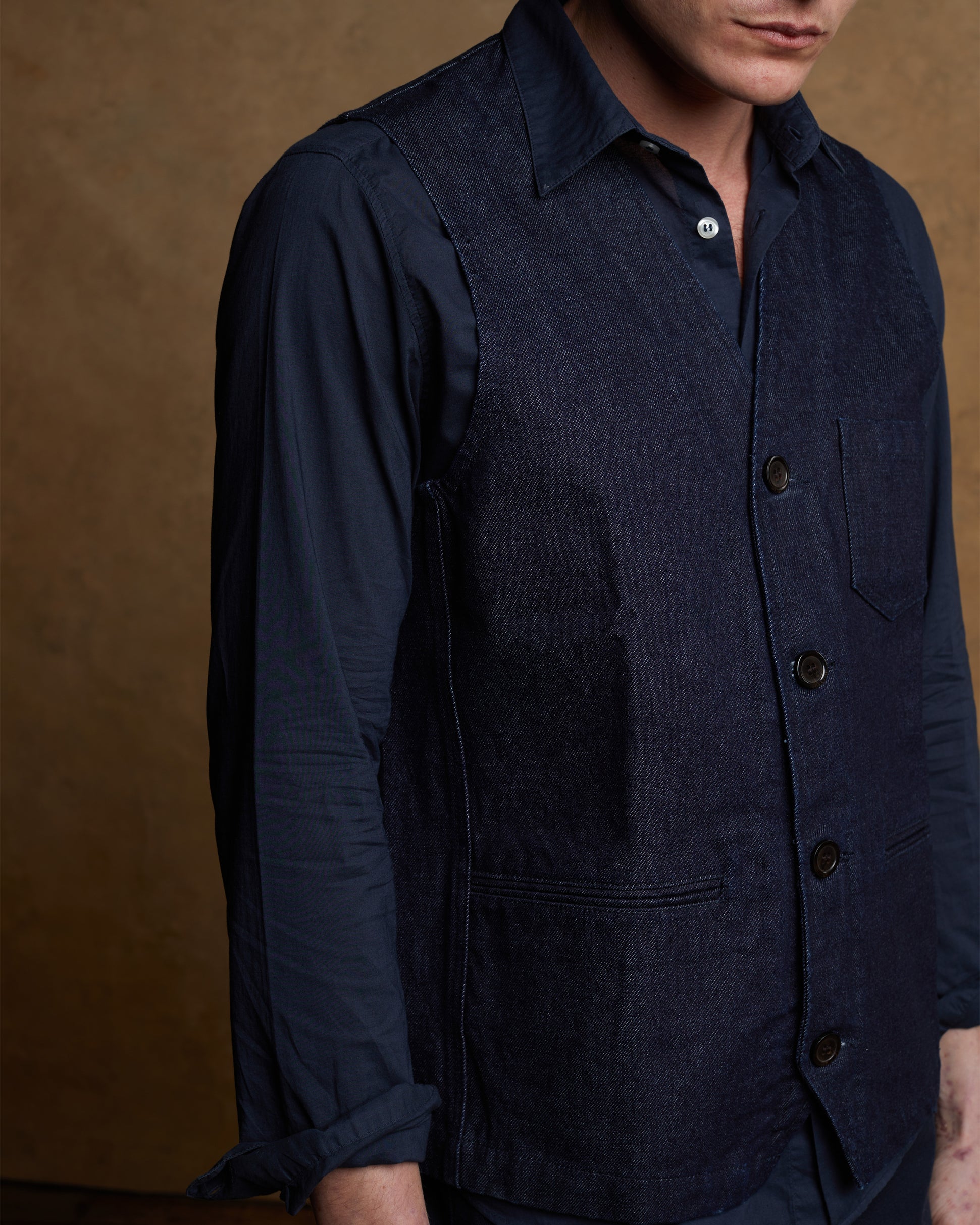 Gilet DANIEL Denim - Brut