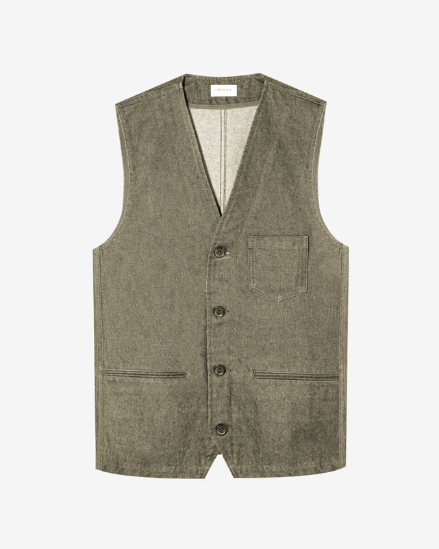 Gilet DANIEL Canvas - Kaki