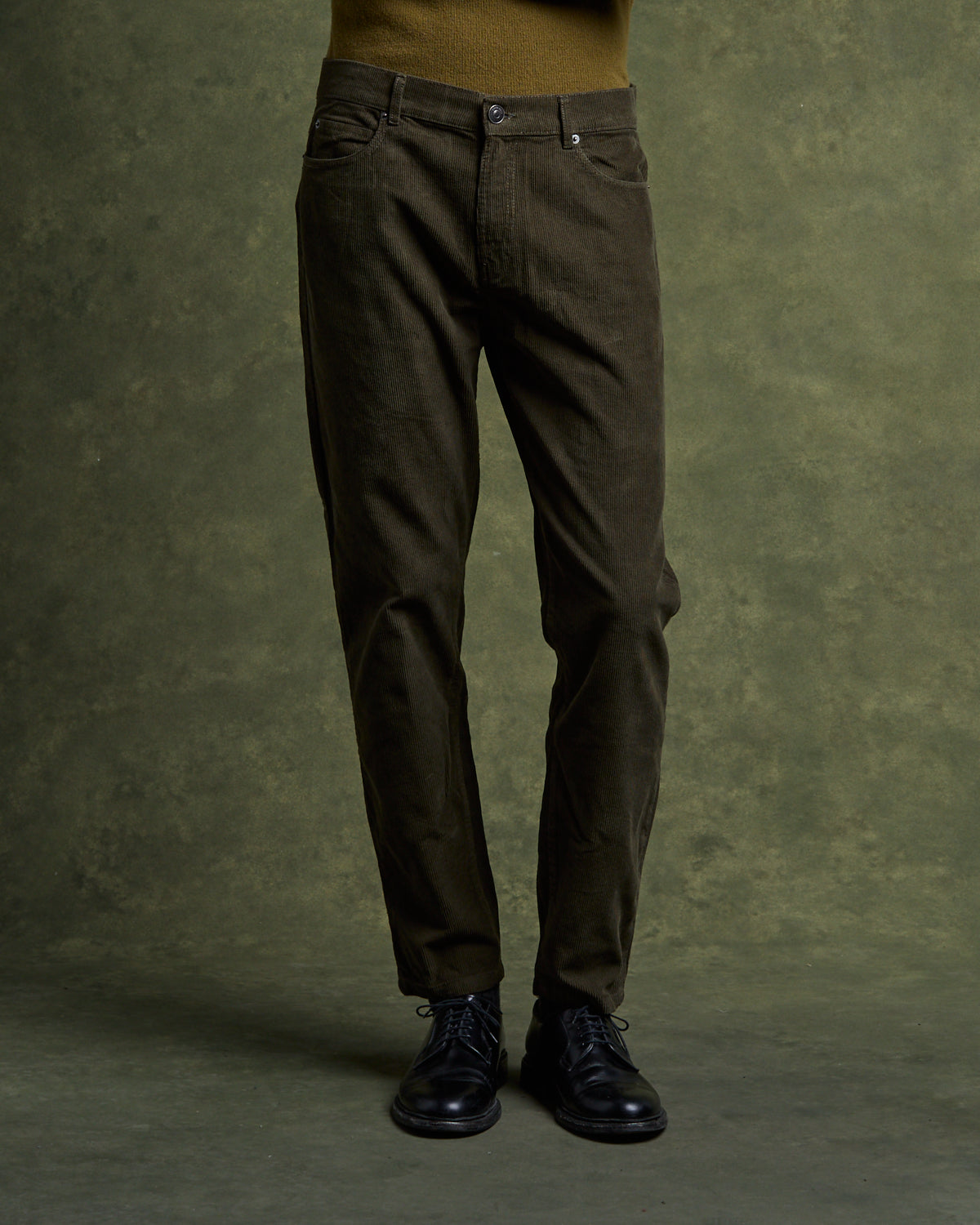 Pantalon DEAN Velours - Vert Chasse