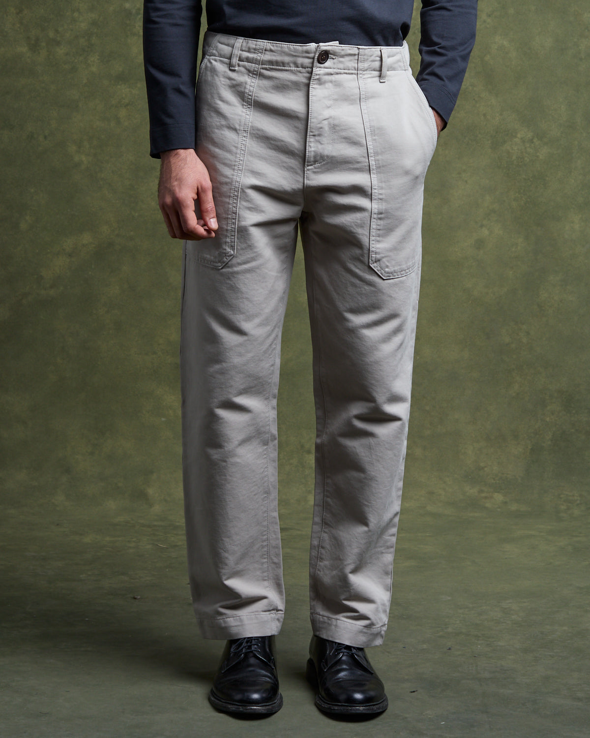 Pantalon DUSTIN Beige Cendre