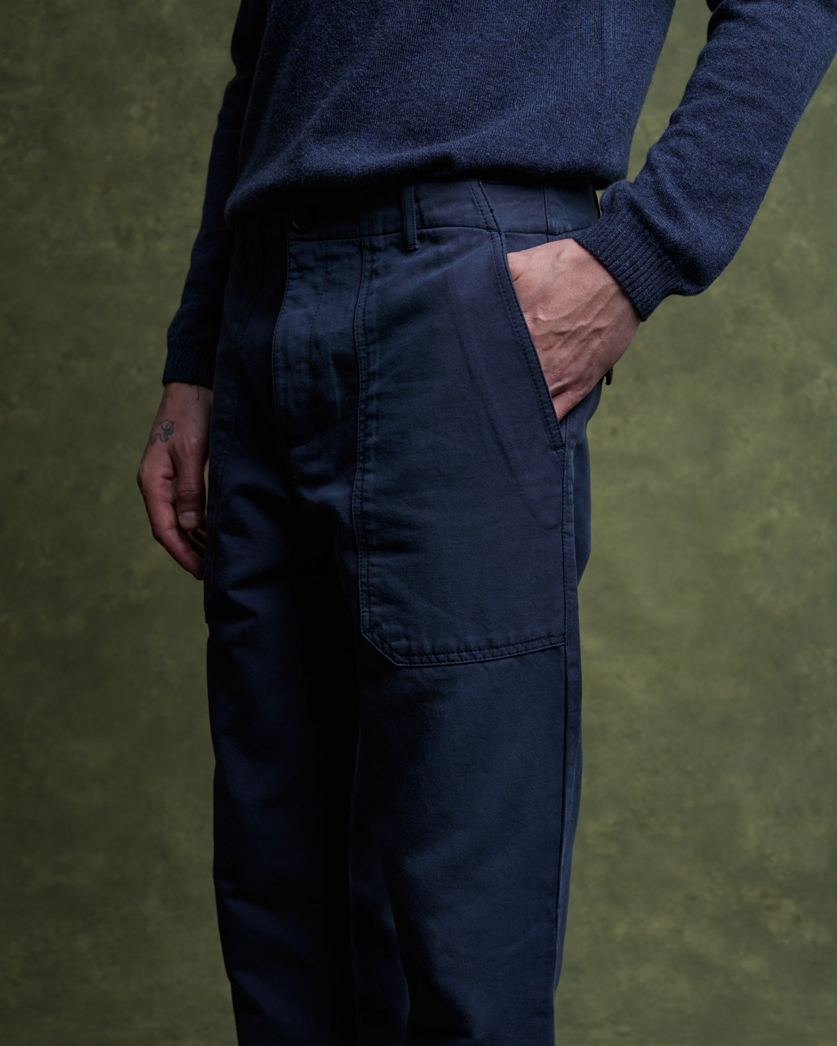 Pantalon DUSTIN - Bleu Orage