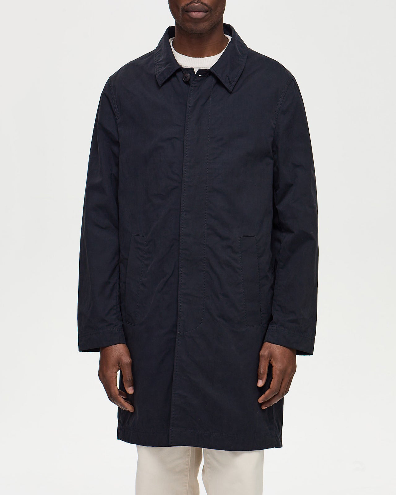 Riding Coat FINSCHER - Dark Navy