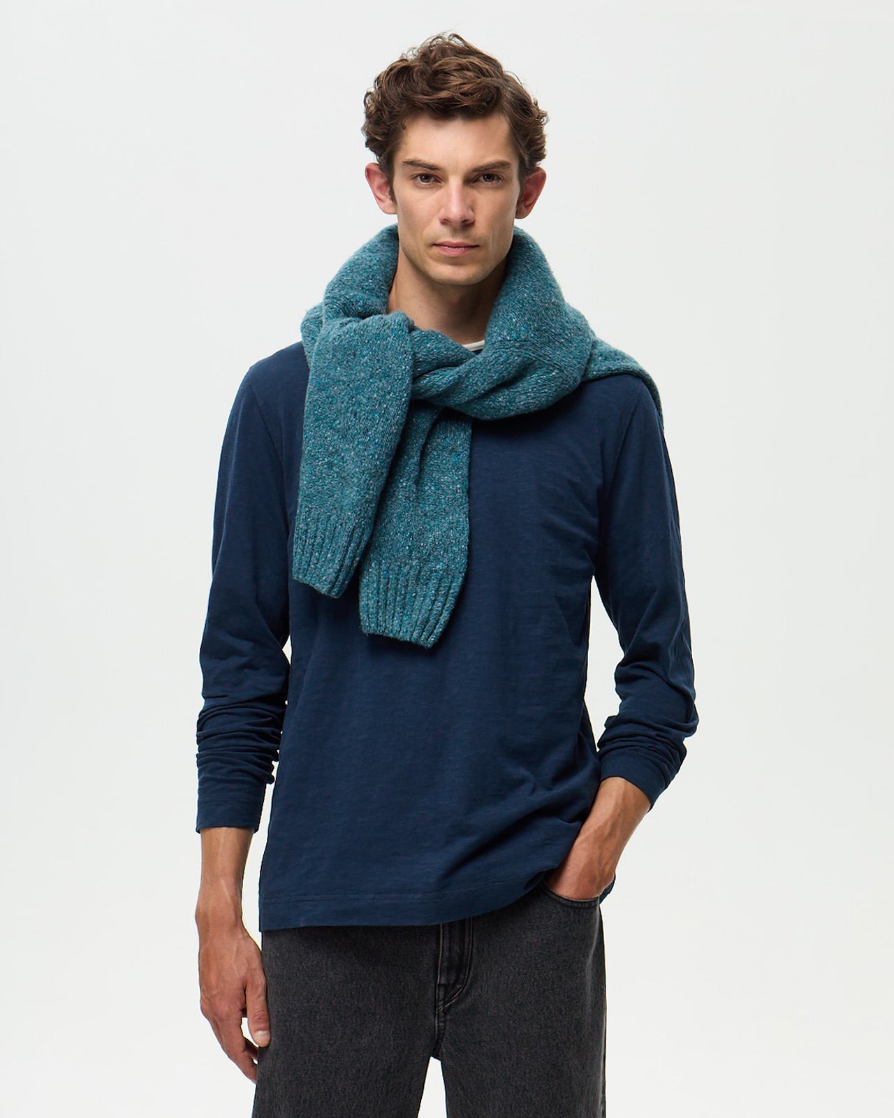 T-shirt GARRET Flamme - Bleu Indigo