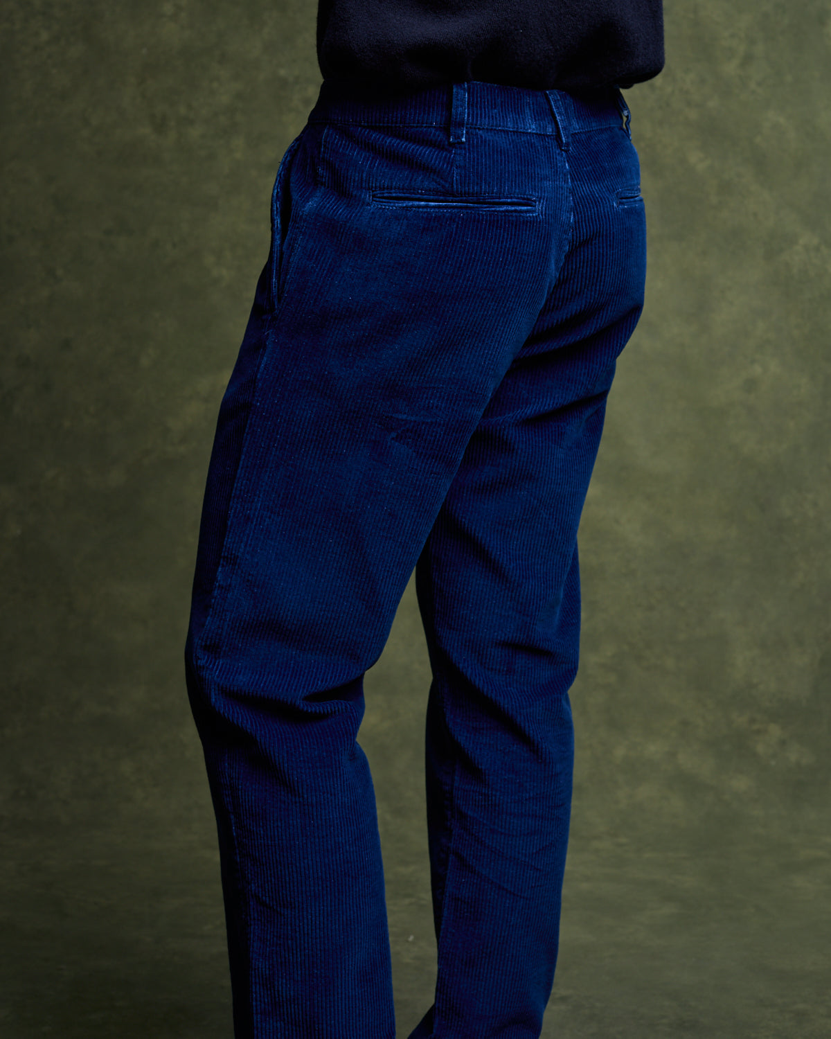 Chino EMERSON Velours - Indigo Moyen