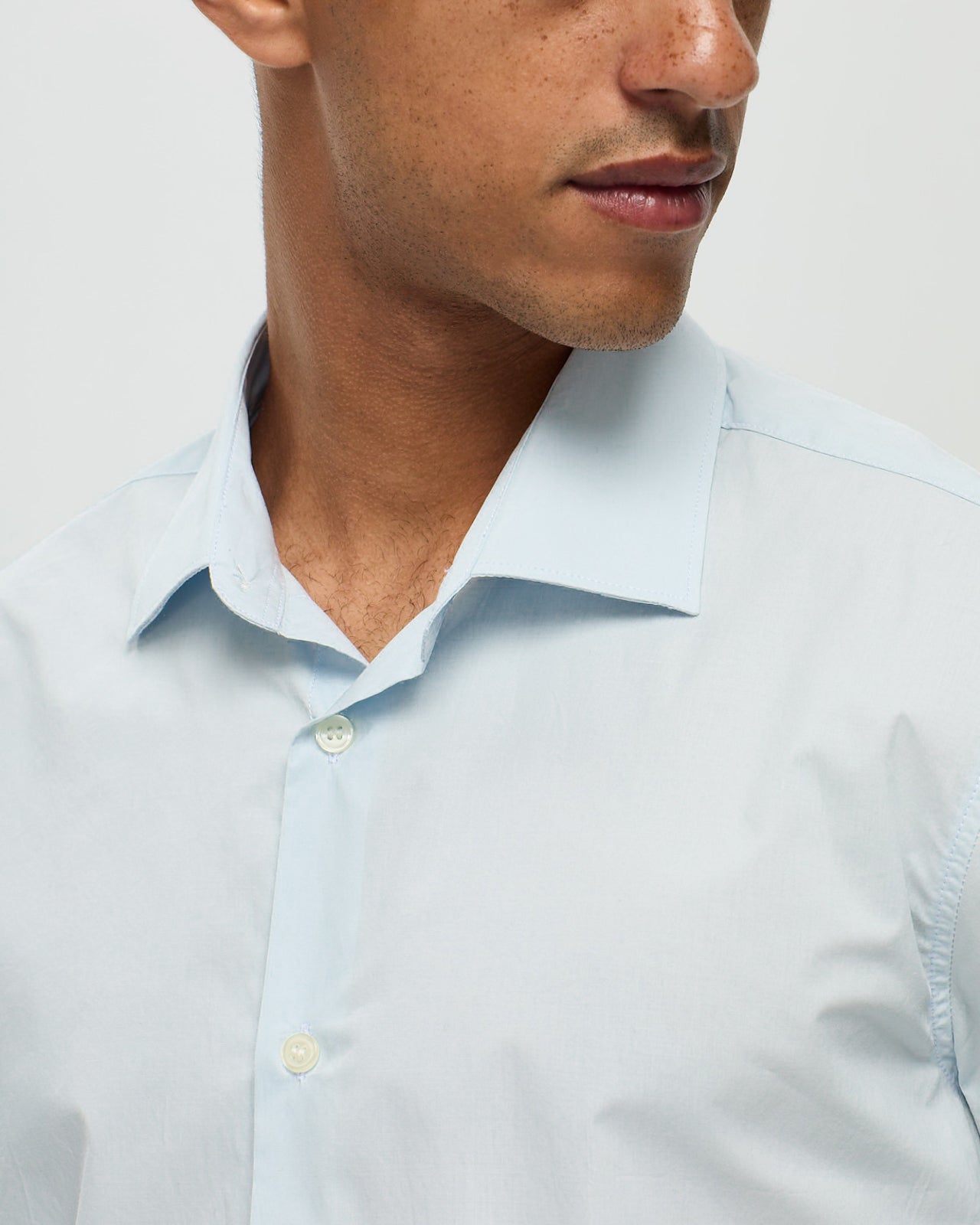 Chemise POPELINE - Bleu Azur