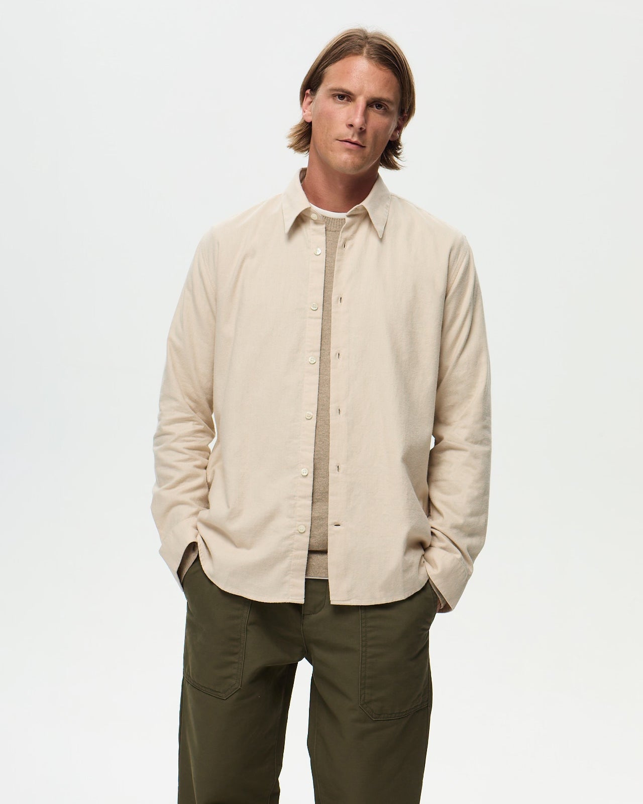 Chemise GASTON - Beige Naturel