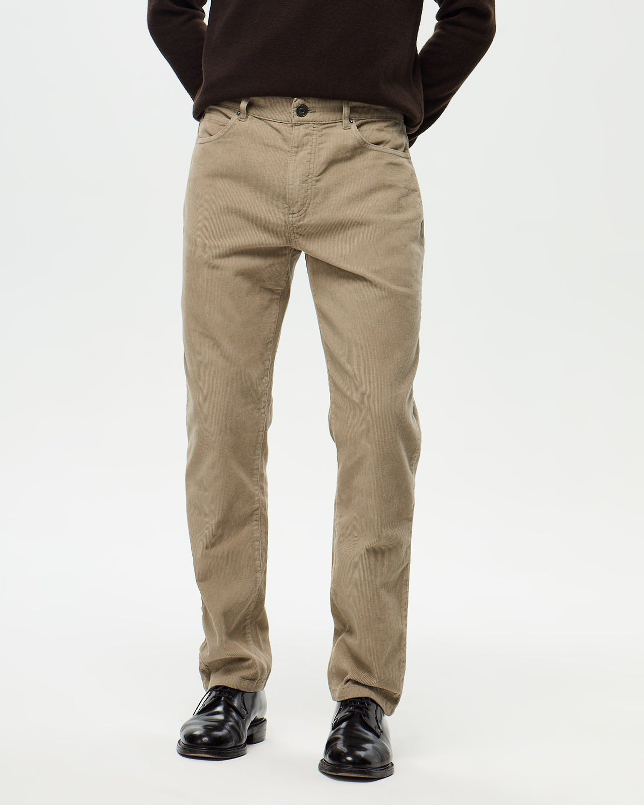 Pantalon DEAN Velours - Beige Pierre