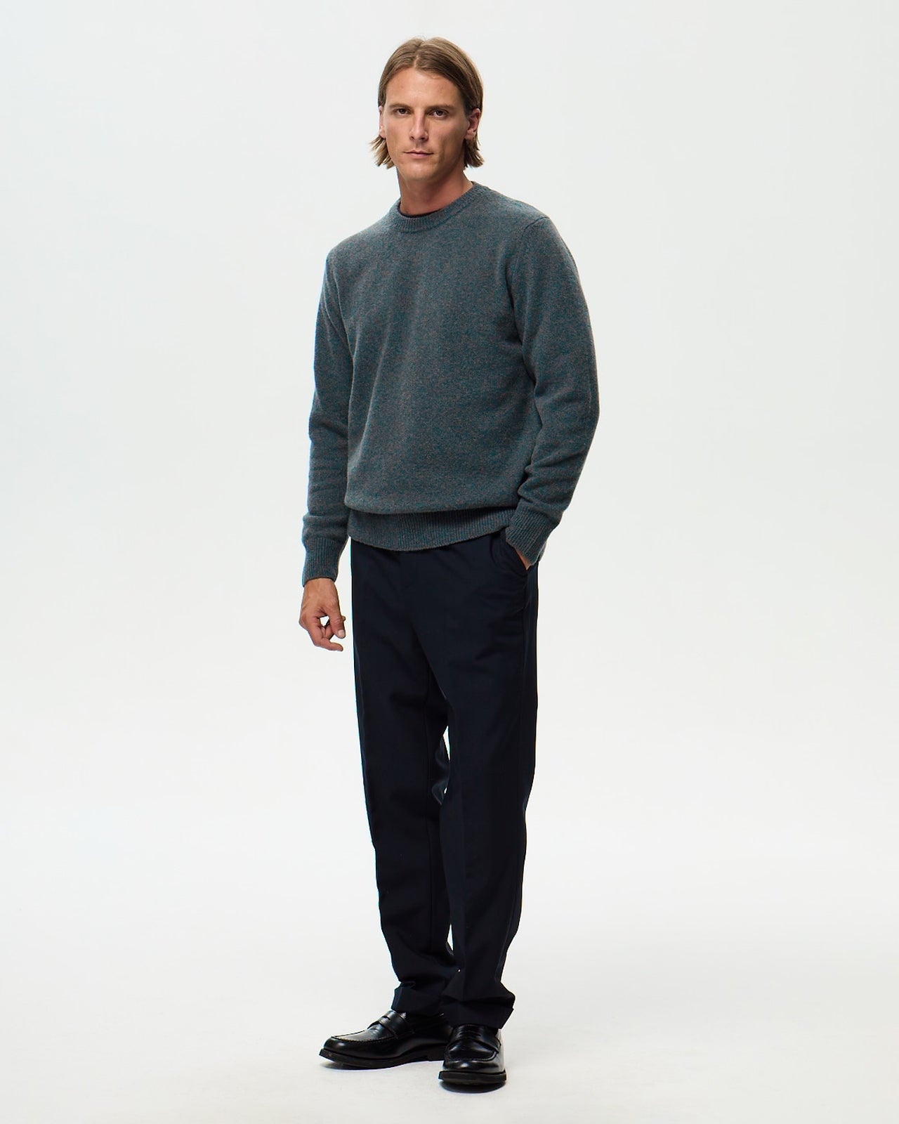 Pull FABIO - Bleu Ardoise