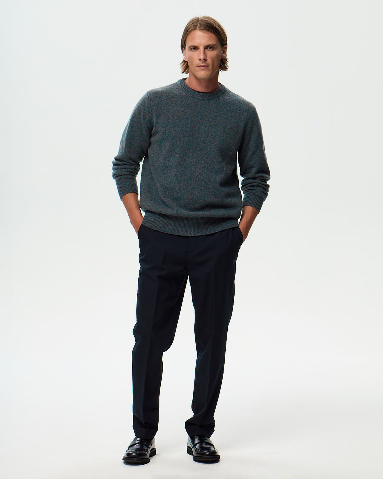 Pull FABIO - Bleu Ardoise