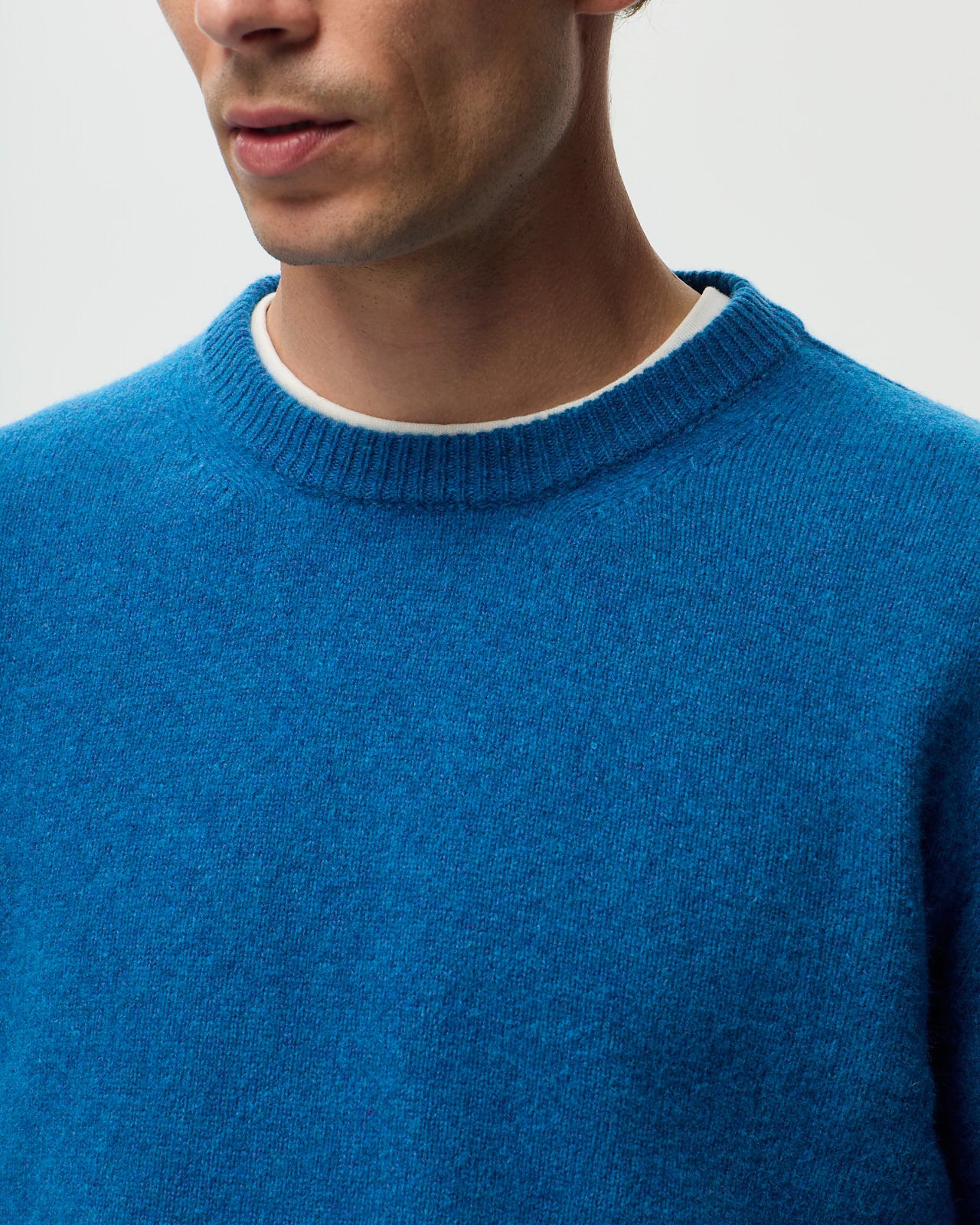 Pull FABIO - Bleu Oxford