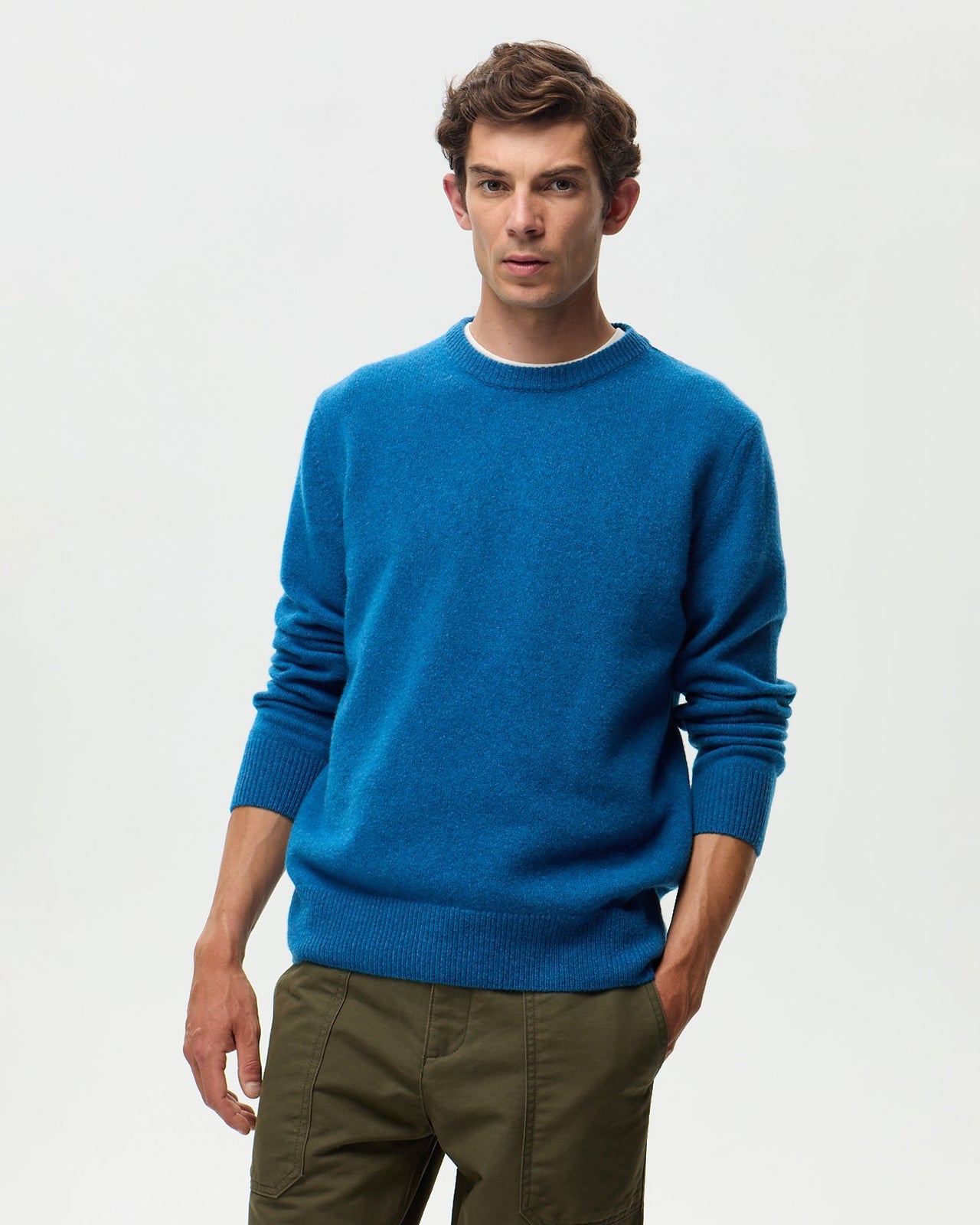 Pull FABIO - Bleu Oxford