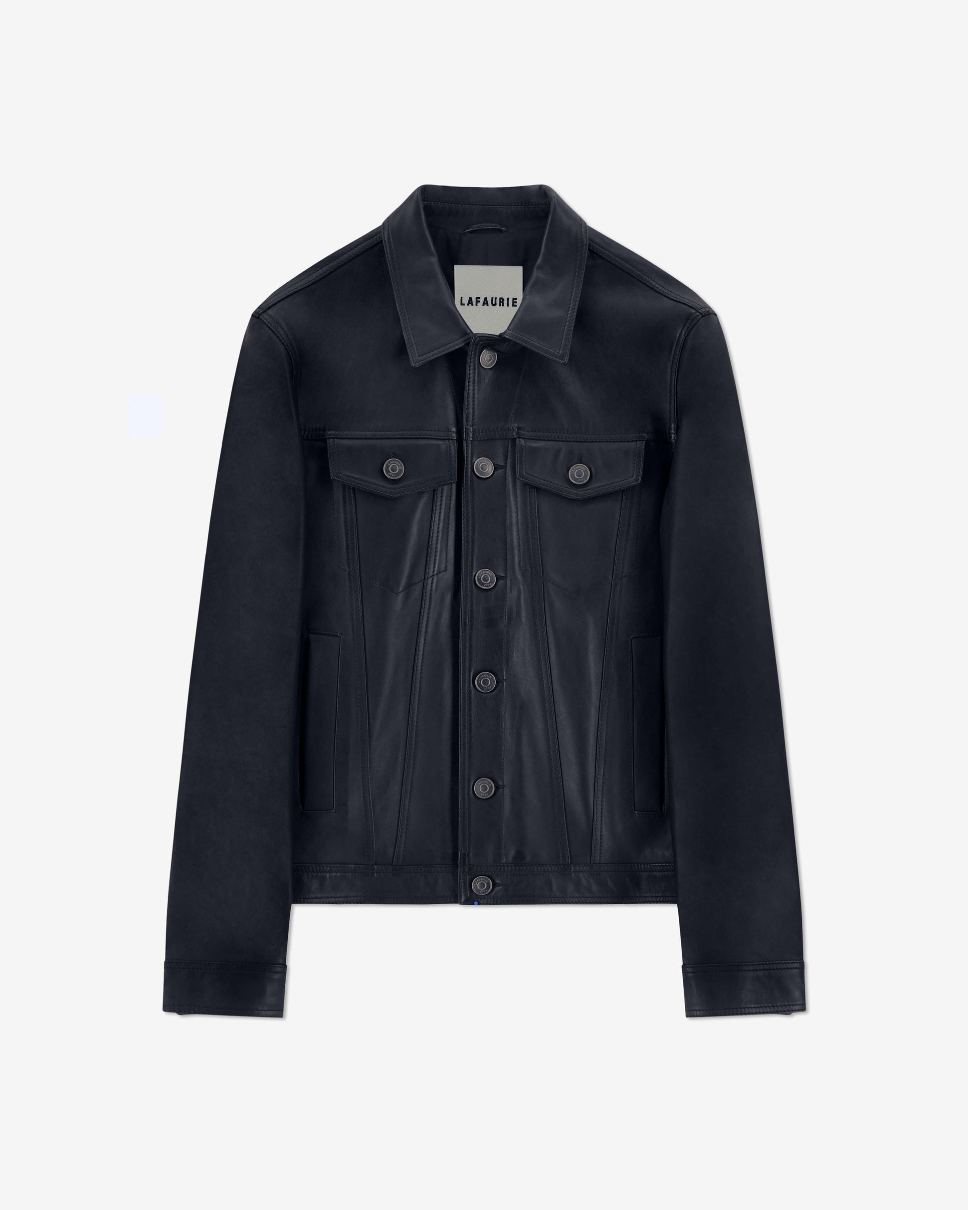 Blouson FINN Agneau plonge - Noir Onyx