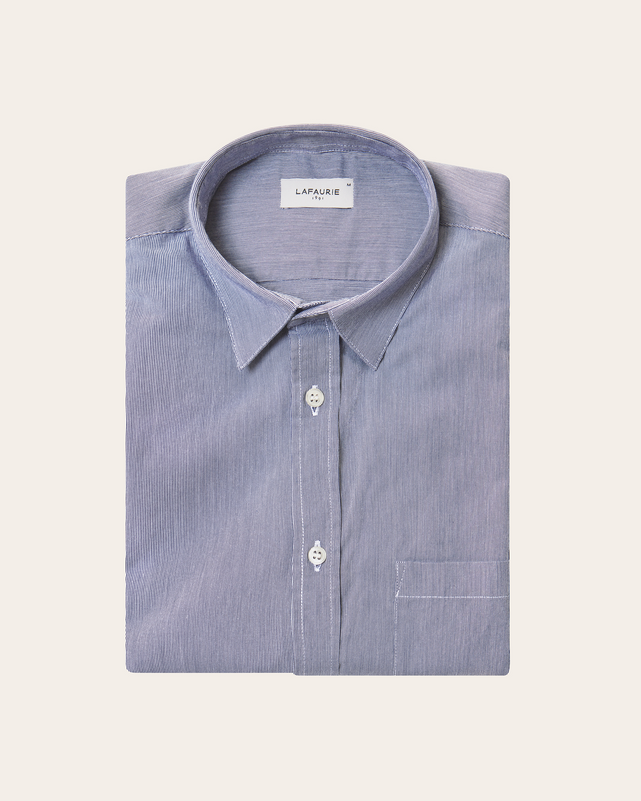 Chemise Ben - Blanc/Navy