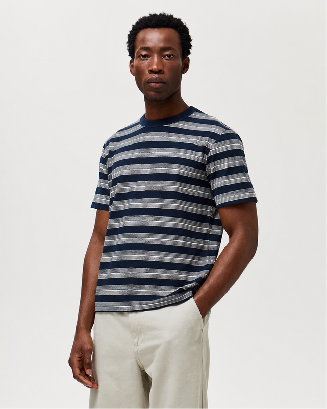 ENZO - Bleu Marine/Blanc