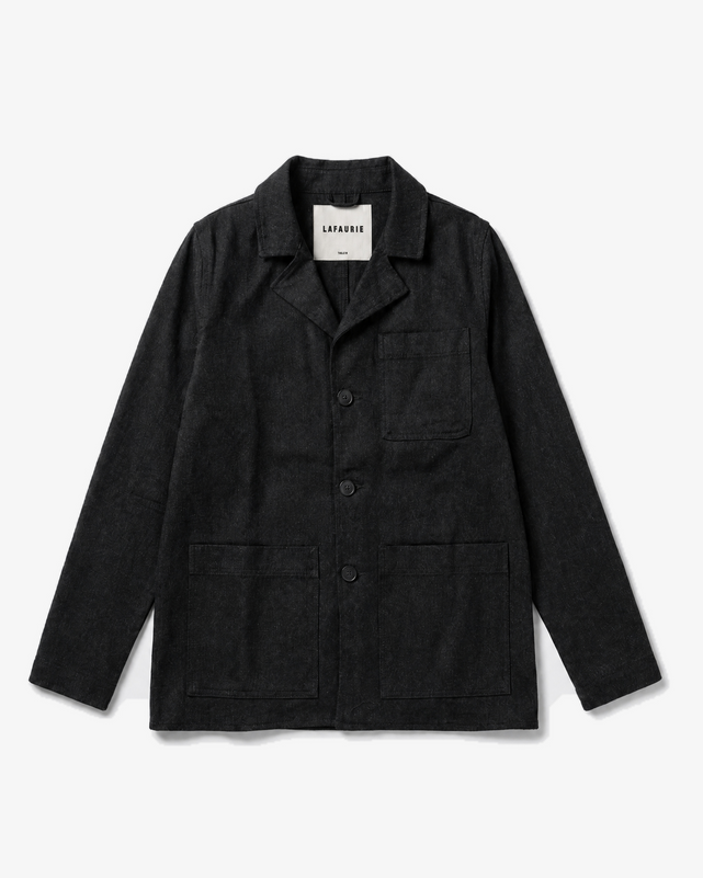 ANDREU Flanelle - Gris Anthracite