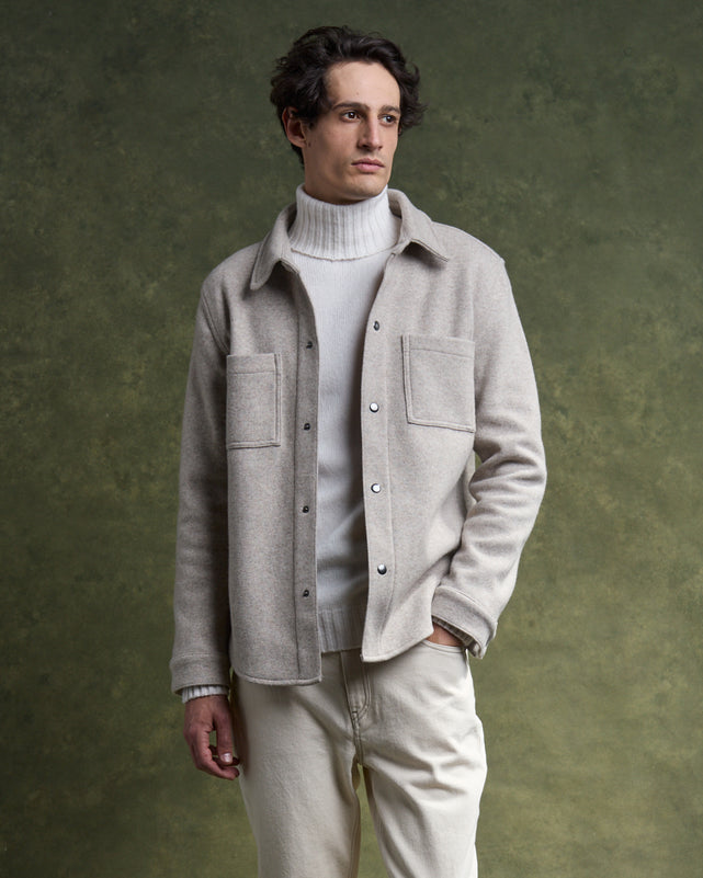 Veste GARDELLA Jersey - Beige cendre